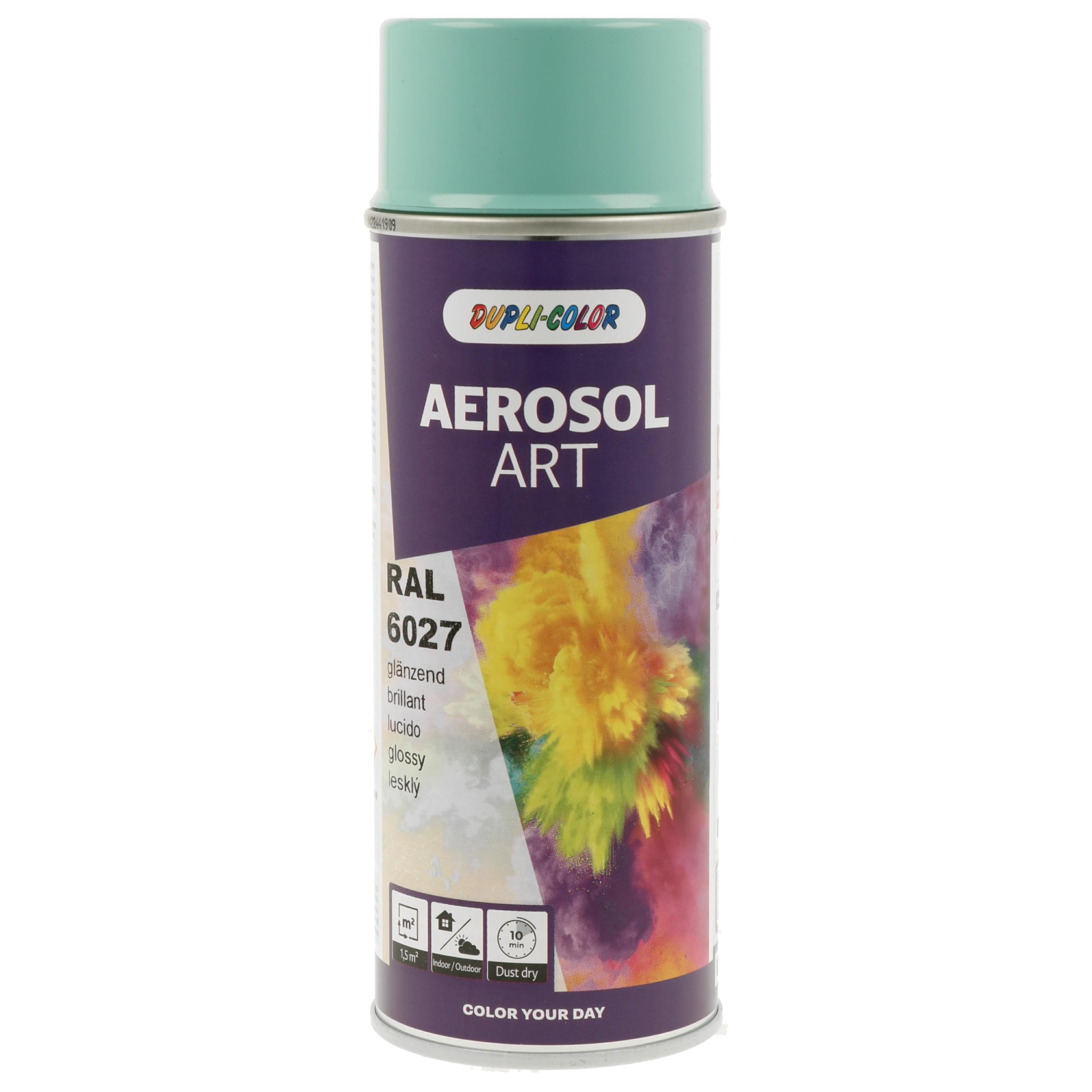 DUPLI-COLOR AEROSOL ART RAL 6027 Lichtgrün glänzend 400 ml - Sprühfarbe