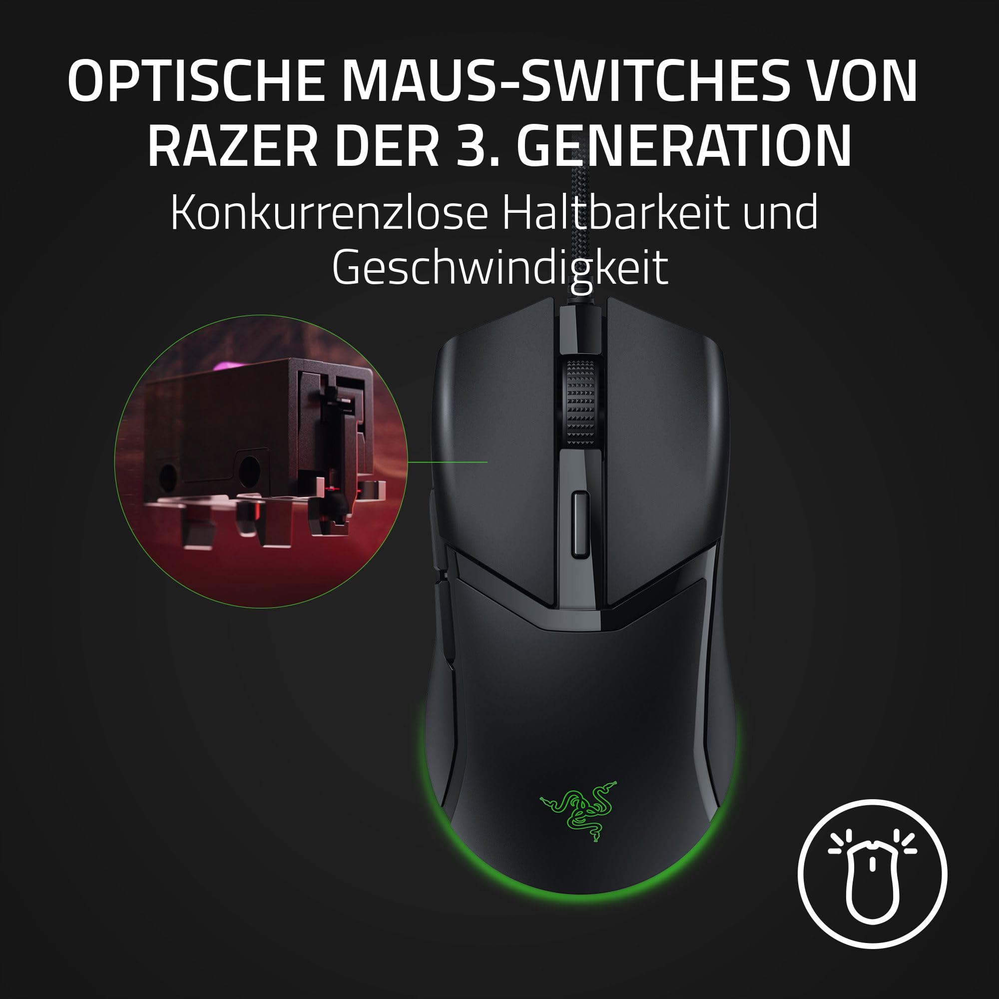 Razer Cobra - Souris Gaming Filaire avec Chroma RGB (Conception légère de 57 g, Commutateurs Optique & Gigantus V2 Large - Tapis de Souris de Jeu Souple pour Un Style de Jeu Rapide