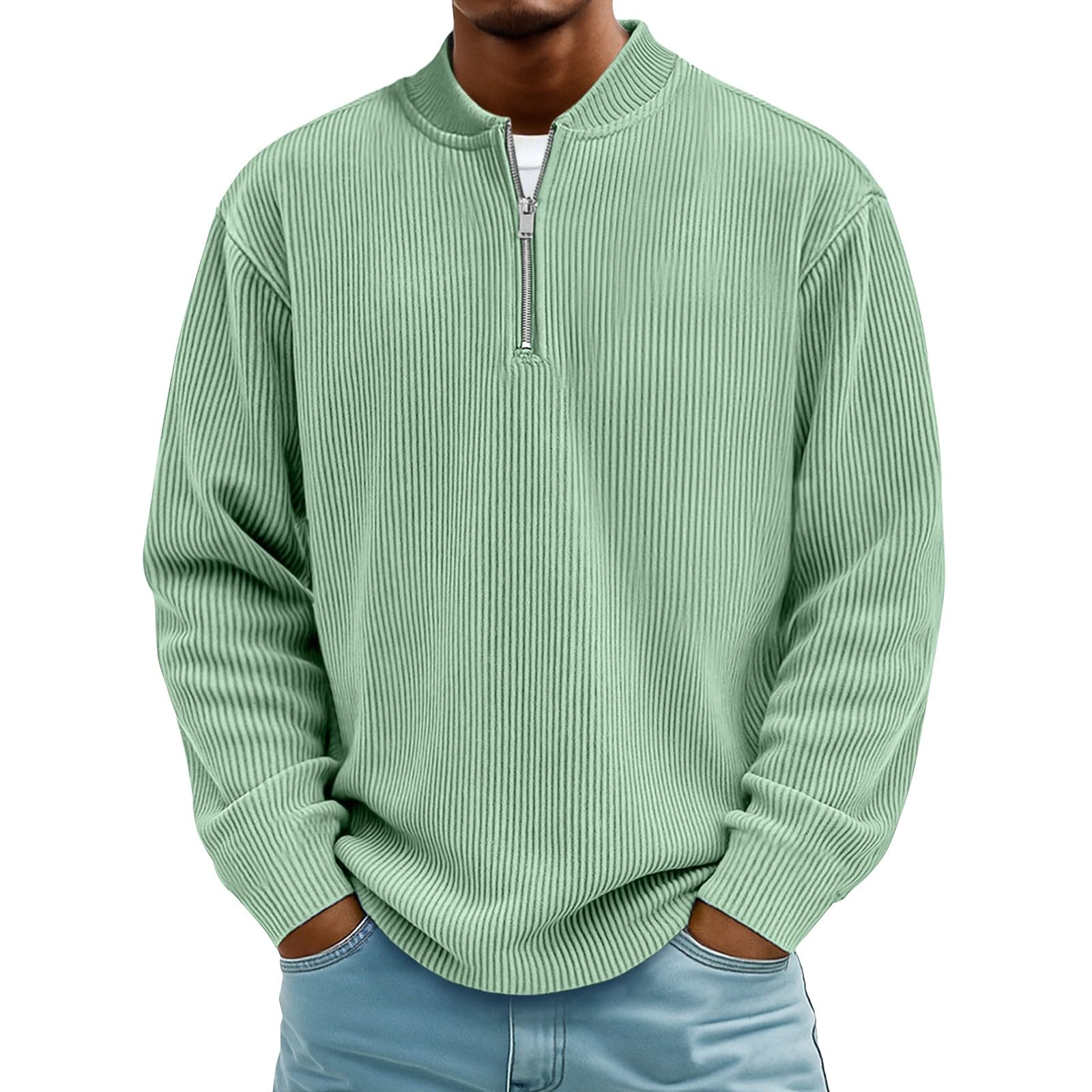 Pull hiver homme chaud protection thermique optimale contre les températures basses
