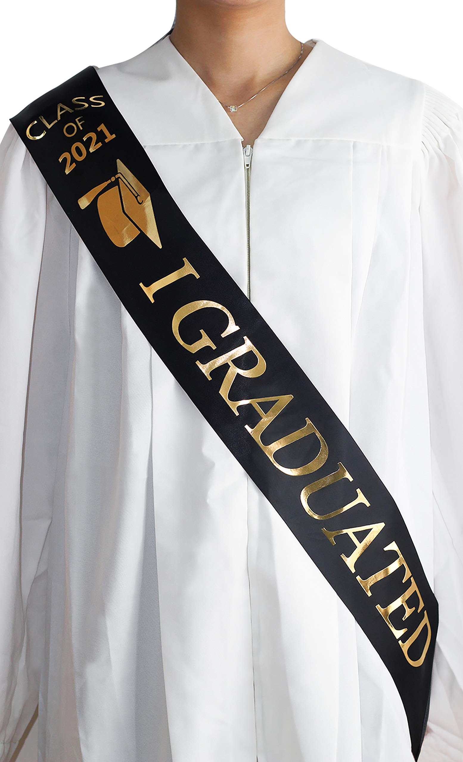 Buy Graduation Sash Class of 2022 Graduation Stole with Gold Glitter