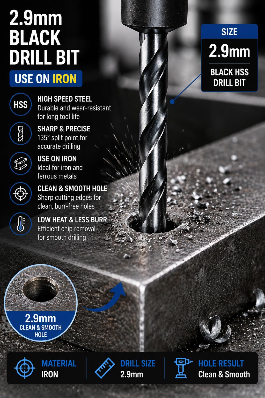 HSS Drill Bit Set - 30 Pieces, 1.5mm -31 HSS Drill Bit Set - 30 Pieces, 1.5mm -31