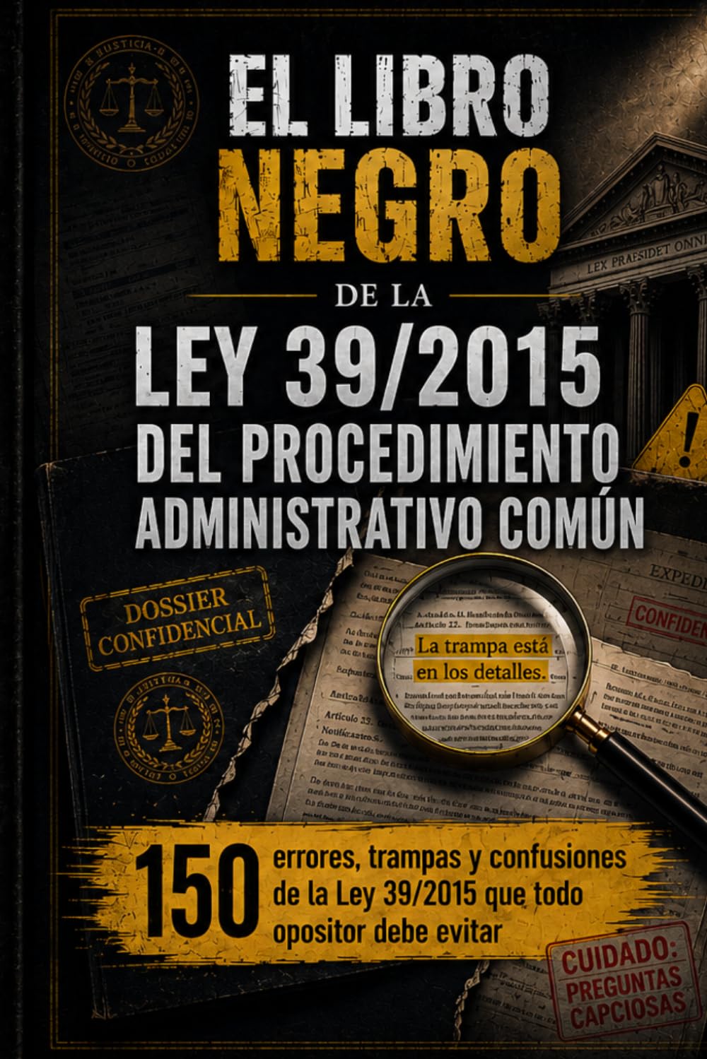 EL LIBRO NEGRO DE LA LEY 39/2015: 150 errores, trampas y confusiones del procedimiento administrativo común que todo opositor debe evitar