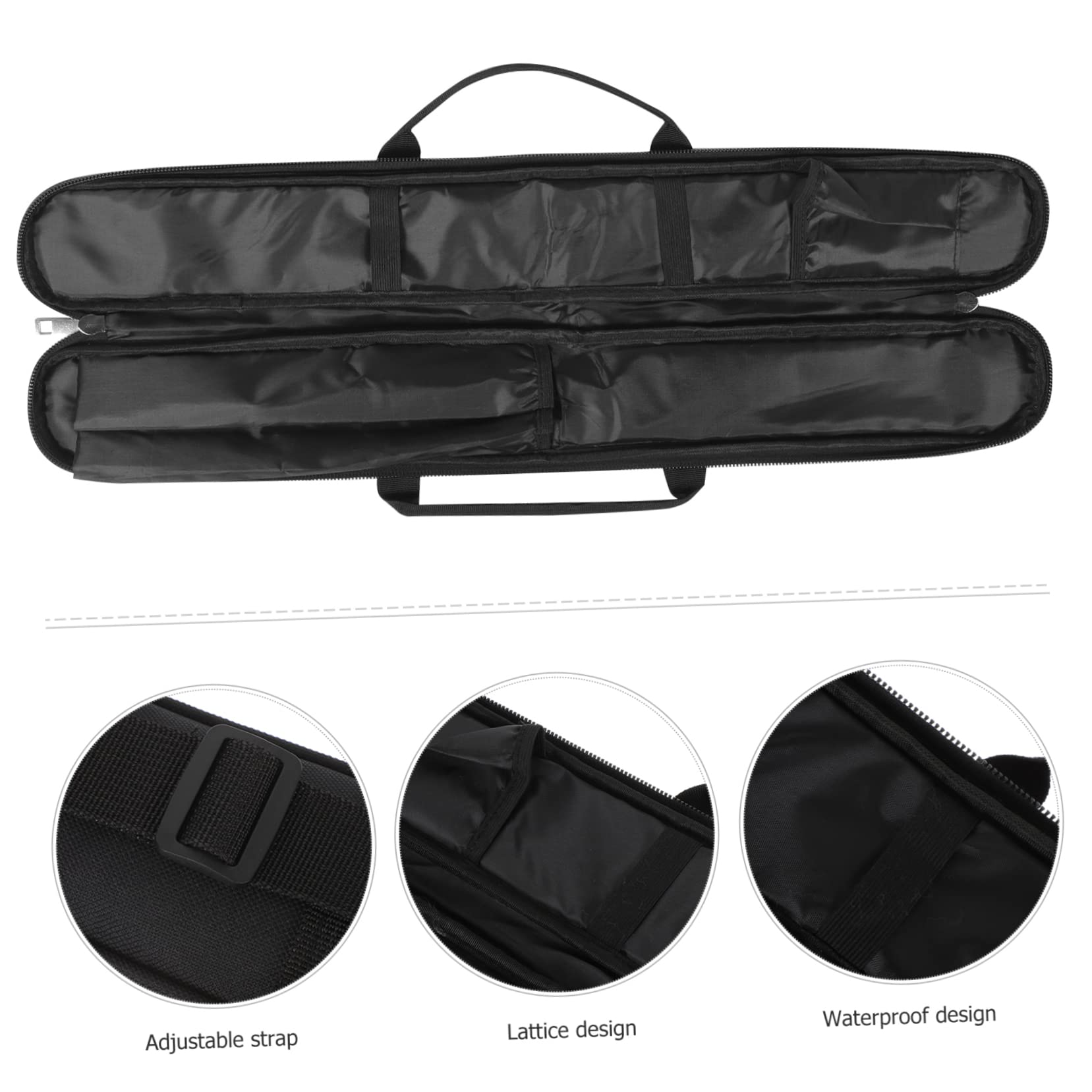 VICASKY Bambou Flûte Fourre-Tout Usa Accessoires Sacs À Main Légers Étui De Transport En Tissu Flûte De Rangement Instrument De Musique De Bambou Pochette De Rangement