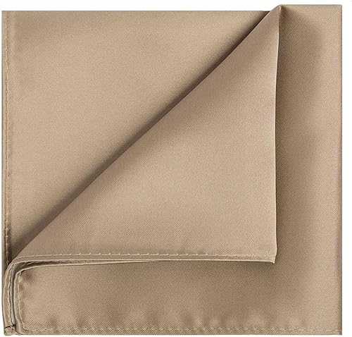 Vista 194 de KissTies Juego de corbatas de satén para hombre + pañuelo de bolsillo Rojo