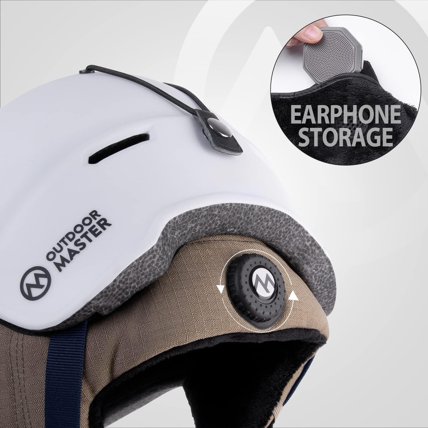 OutdoorMaster Lazurite Ski Helmet - Snowboard Helmet for Men, Women,Youth & Kids : Sports & Outdoors