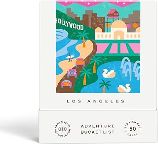 Los Angeles Adventure Bucket List: 50 Scratch-Off Cards for Outdoor Activities, Tourist Attractions, and Road Trips - Perfect Travel Gift and Guide for Exploring Los Angeles