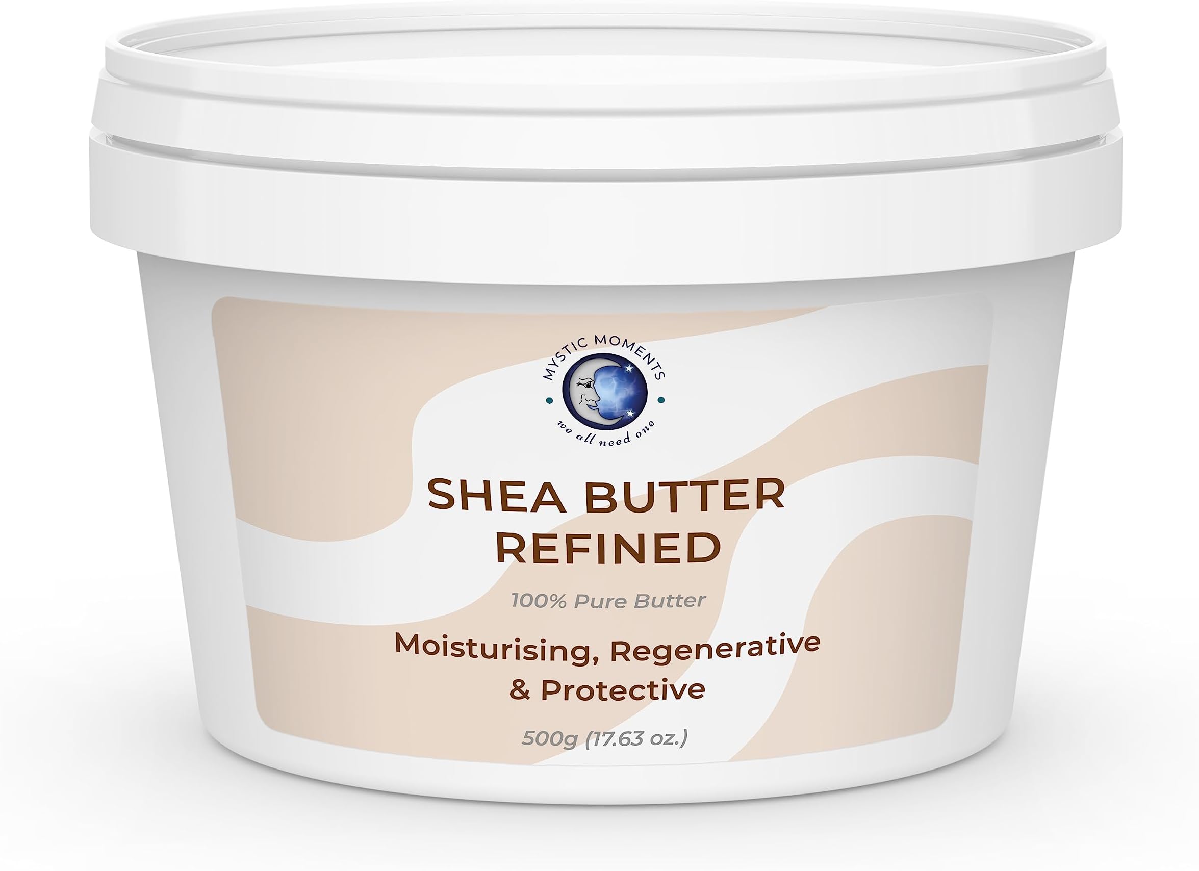 Mystic Moments Shea Butter Refined - 100% Pure and Natural - 500g