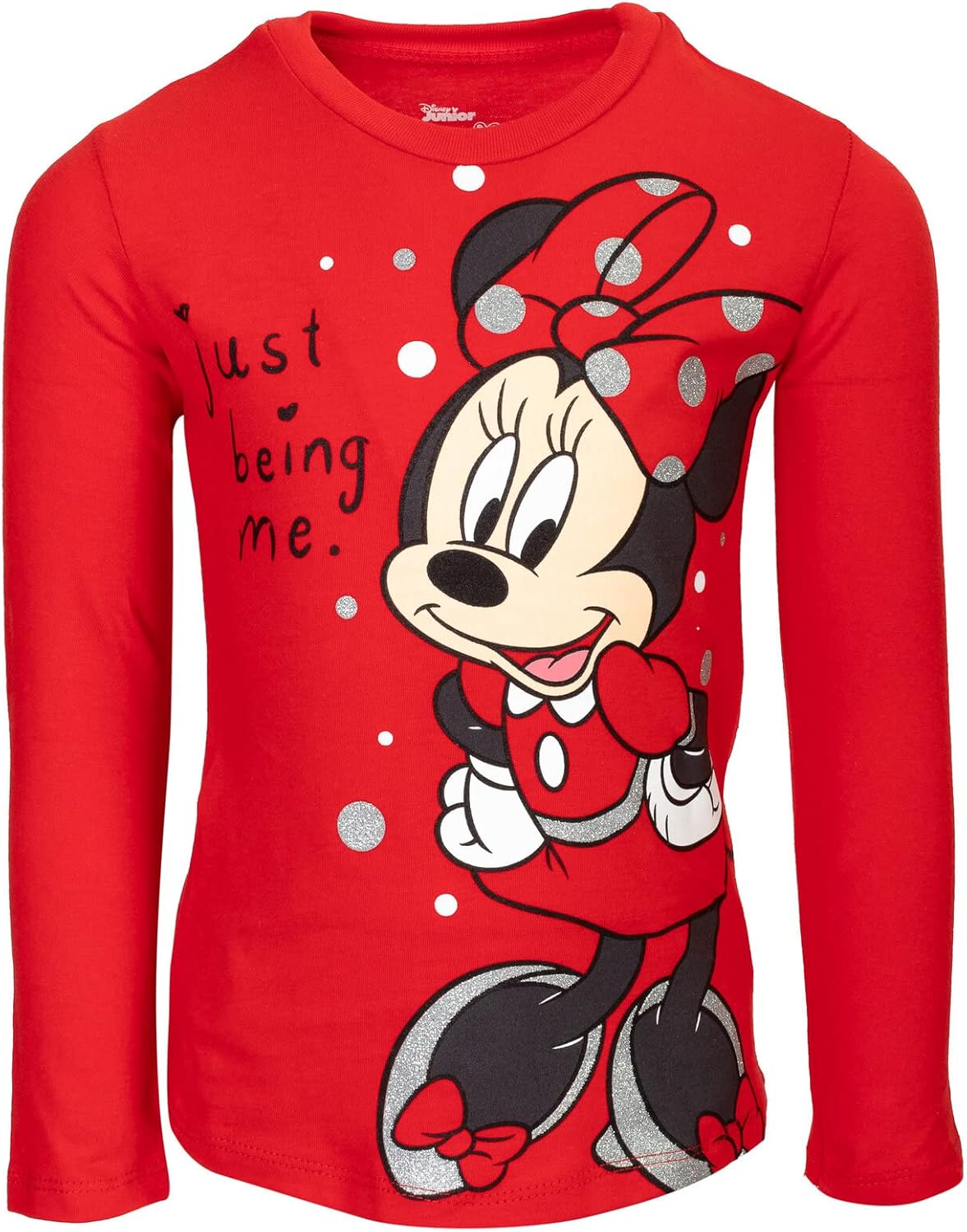 Disney Minnie Mouse Pullover Fleece Hoodie Graphic T-Shirt and Leggings 3 Piece Outfit Set Infant to Big Kid - Image 2