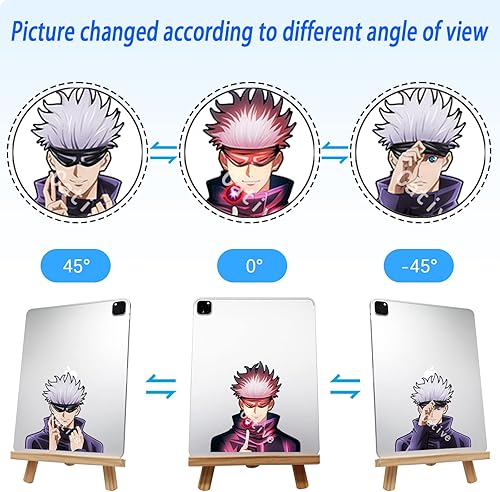 Miniatura 2 de Calcomanías de anime 3D para automóvil, impermeables, calcomanías de movimiento para automóvil, laptop, monopatín y decoración de pared, regalos