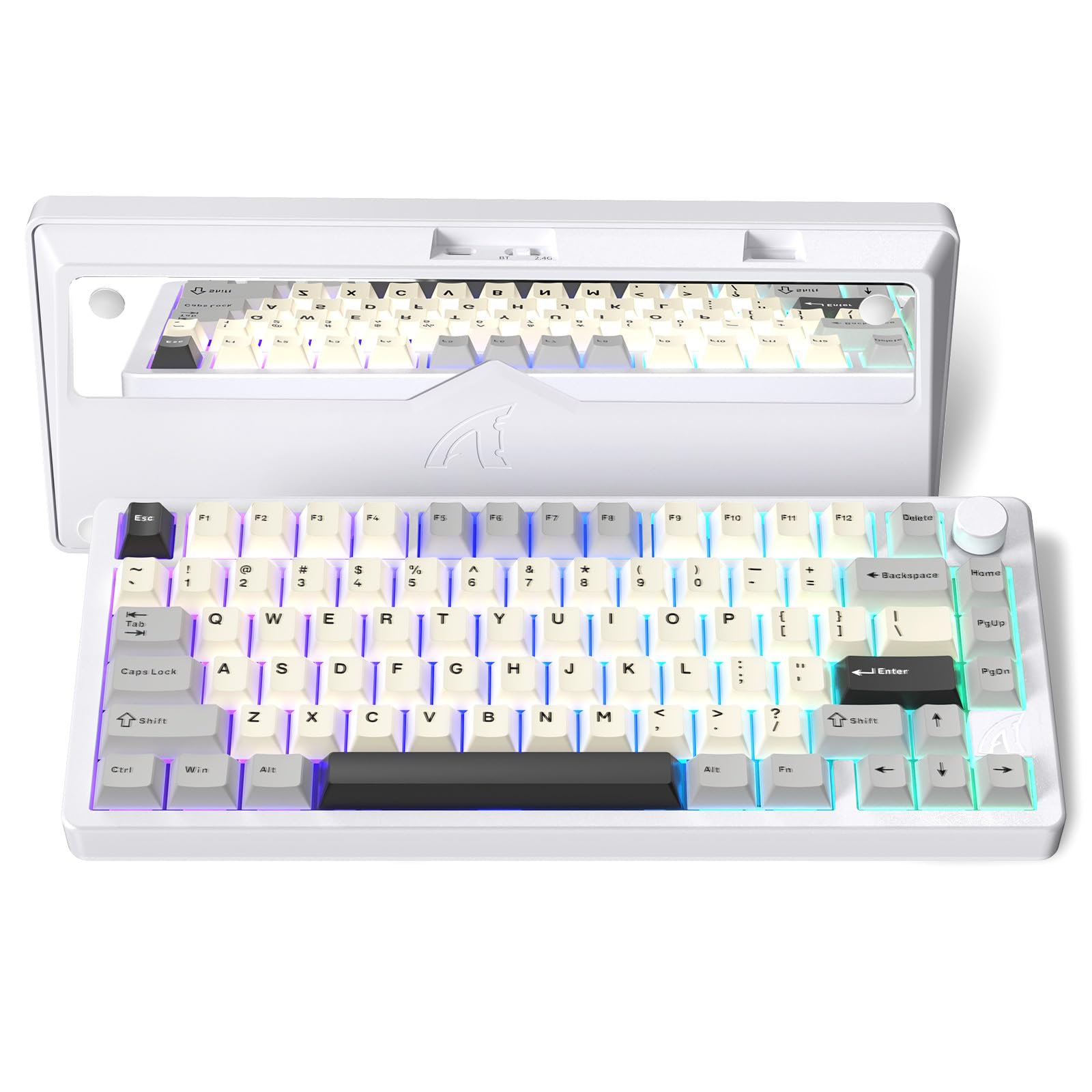 ATTACK SHARK X86 ゲーミングキーボード Aluminum 75% Gasket Wireless Keyboard | Hot-Swap 4000mAh