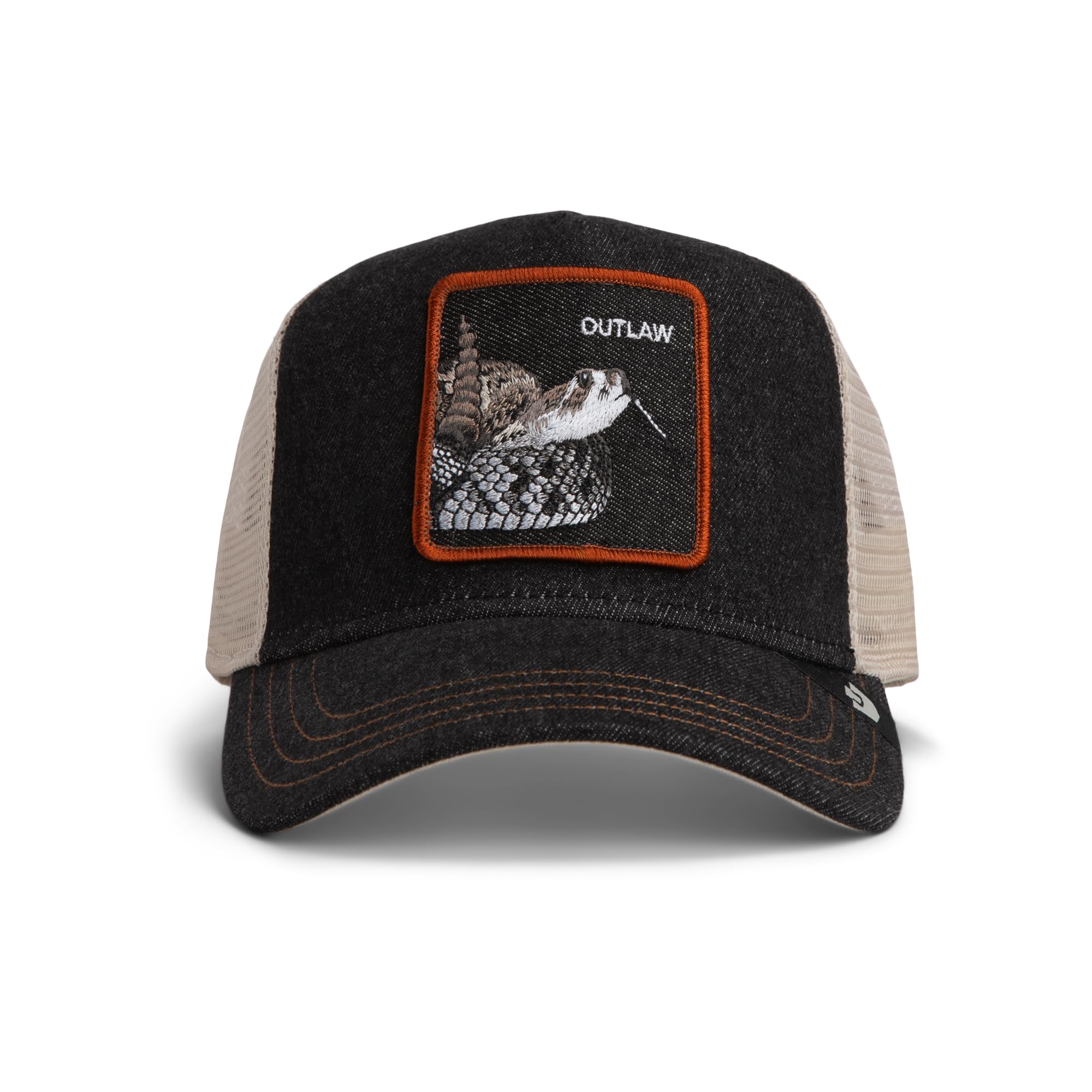 Goorin Bros. Denim Fly HighBros. Damska/Męska czapka baseballowa z siateczką Snapback, z wizjerem wiosna-lato wiosna lato jesień zima