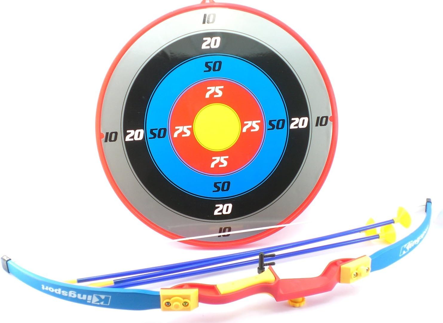 Toy Bow and Arrow Set with Suction Cup Arrows and Target Archery