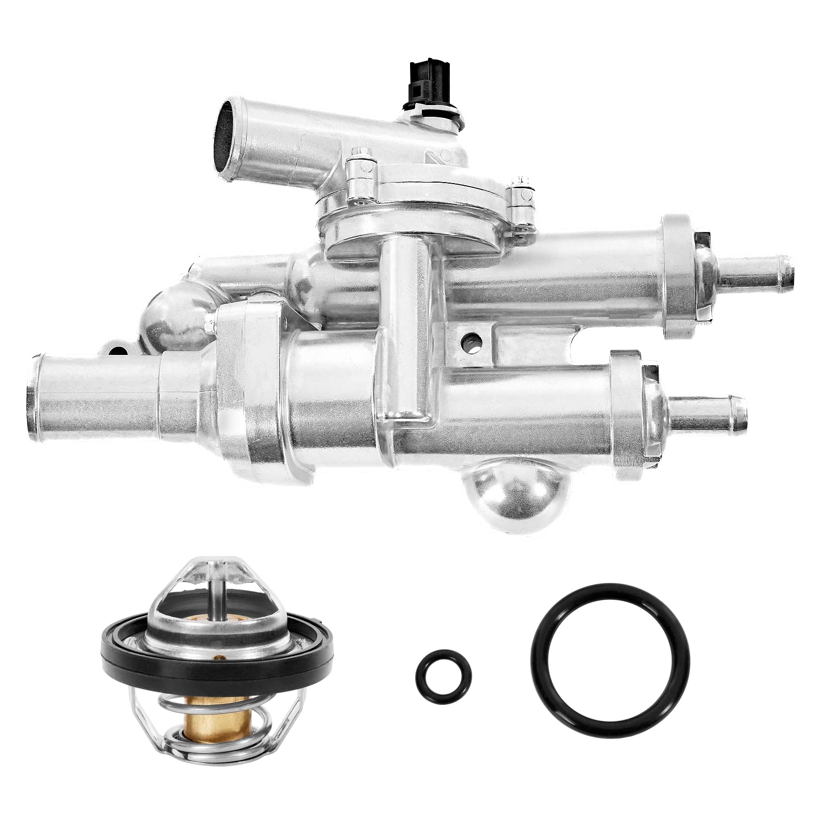 Engine Coolant Thermostat Housing For Chrysler Sebring, Caliber, Journey 2007-2020 – 170.6°F, Direct Replacement