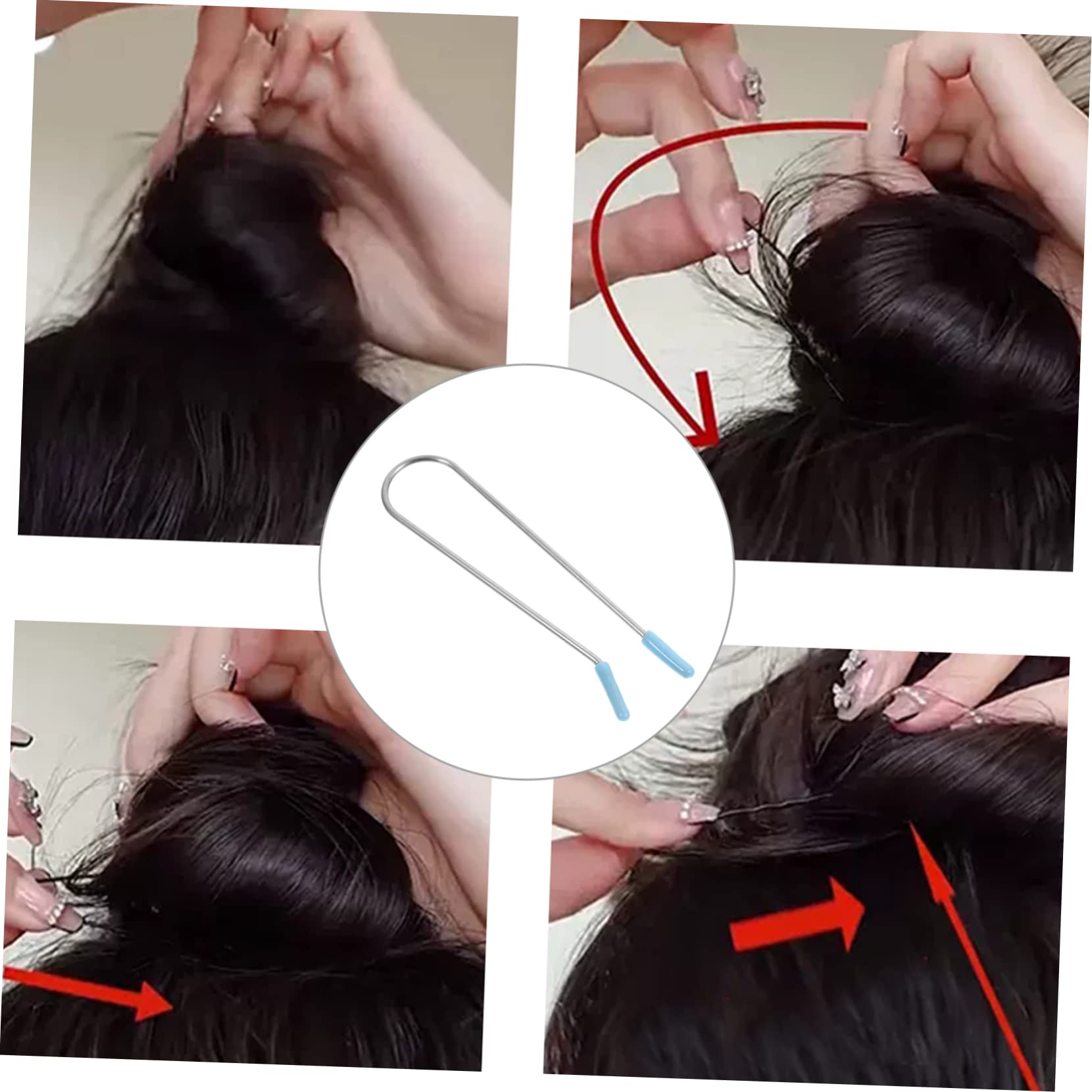Ipetboom 100 Pz Portariccioli Strumenti Per Lo Styling Dei Parrucchieri Sostituzione Delle Clip Del Bigodino a Caldo Piccoli Strumenti Perm Uomo Colletta Acciaio Inossidabile 304