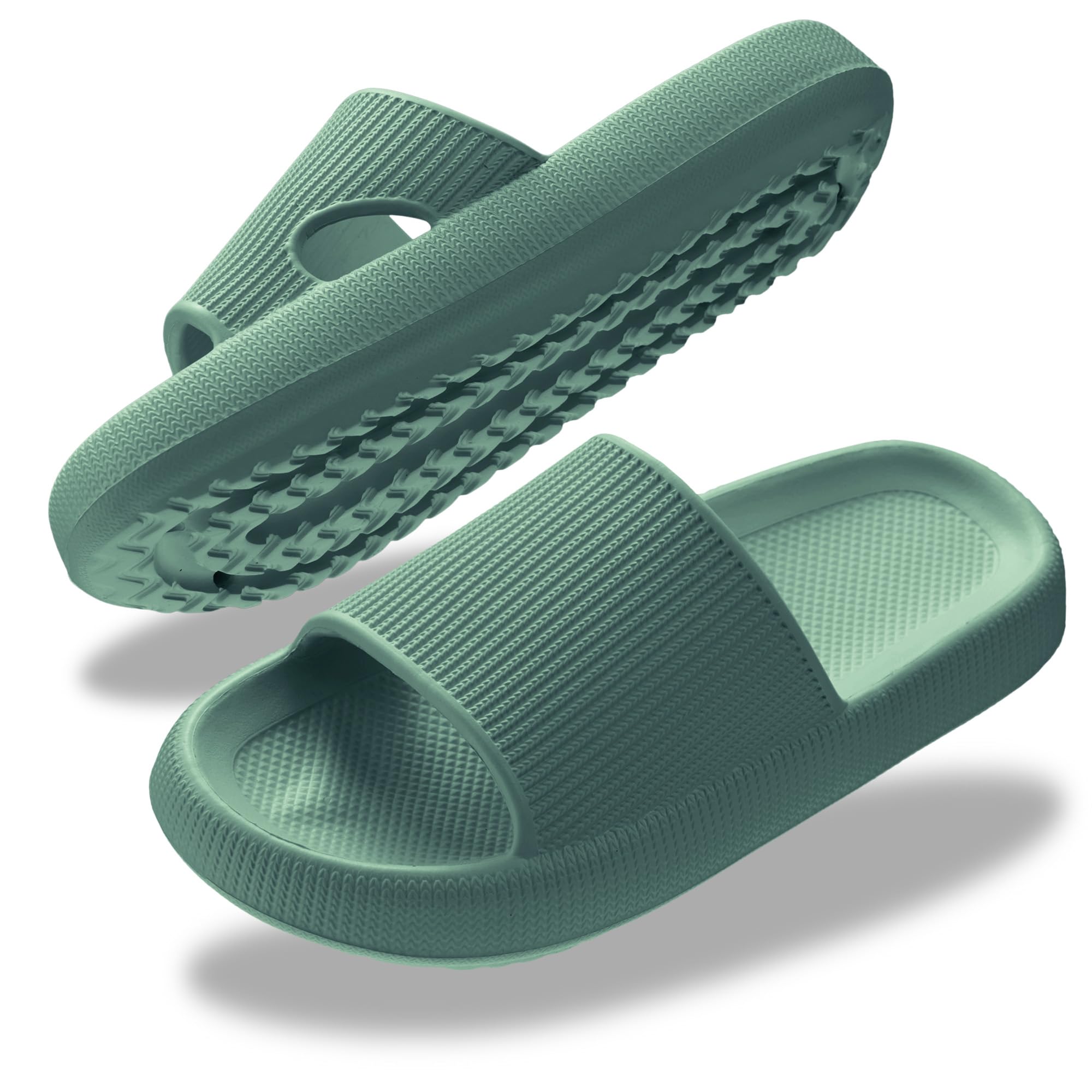Donpapa Badeschuhe Damen Herren Weich Hausschuhe rutschfest Badeschlappen Leicht Sommer Dusche Indoor Outdoor Schlappen Flops