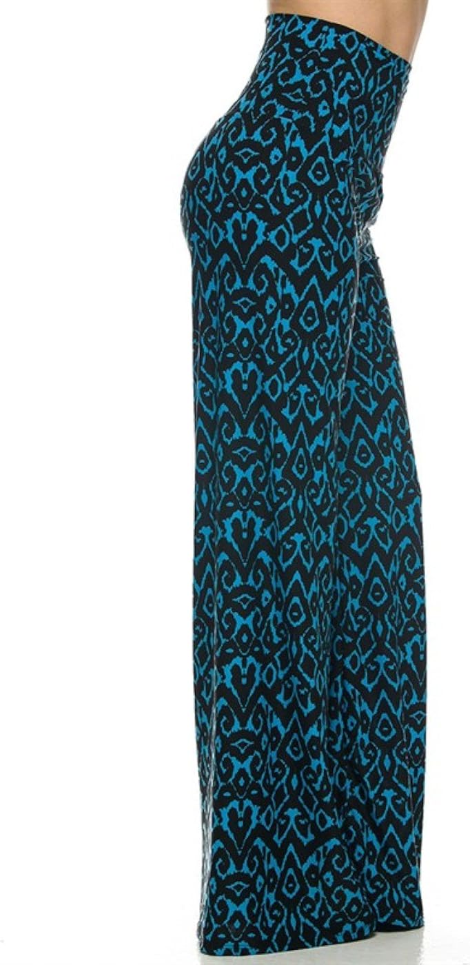 2LUV Women's Paisley Print Palazzo Pants