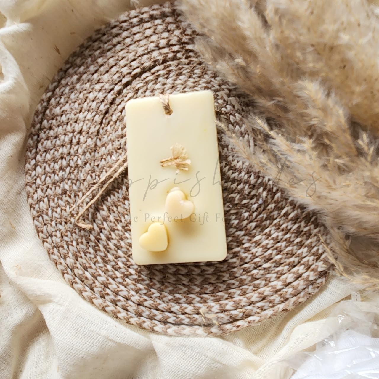 Pack of 2 | Happishades Scented Soy & Bees Wax Sachets, Tablets, Fragrance Bar, Air Fresheners - for Wardrobes, Cupboards, Shoe Racks, Drawers, Woollen Storage (Vanilla & Lavender) 1