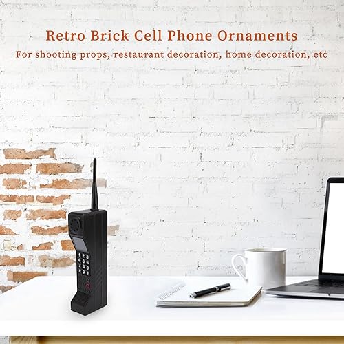 Miniatura 21 de Gugxiom Accesorio de teléfono de los años 90, adorno de teléfono celular, adorno retro de ladrillo para teléfono celular, modelo retro de teléfono