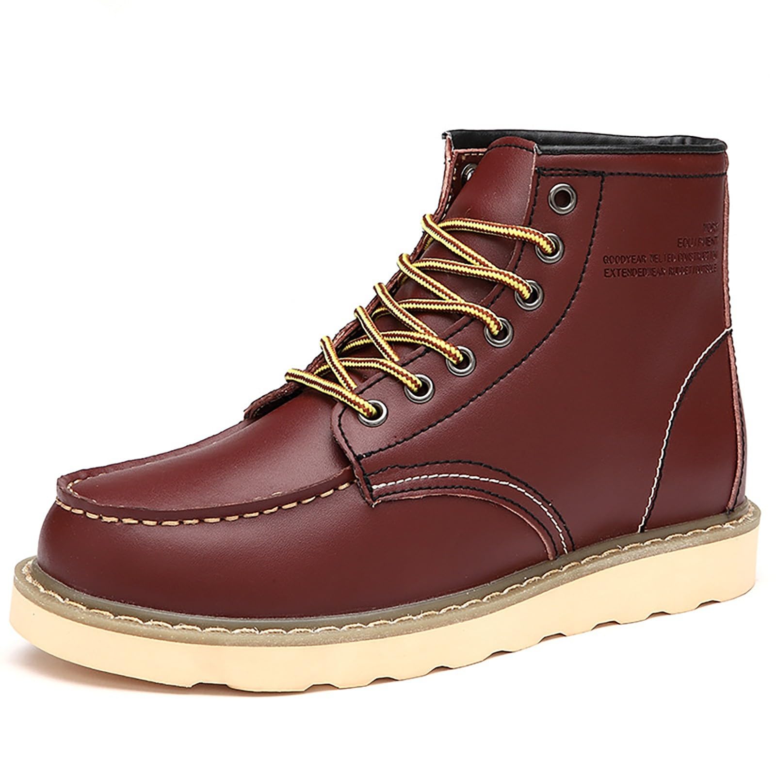 Chaussure Homme Hiver Bottes de Neige pour Hommes Bottes de Neige Montantes pour Hommes Baskets Respirantes Chaussures Chaudes Rembourrées pour l'hiver Chaussure de Neige Femme