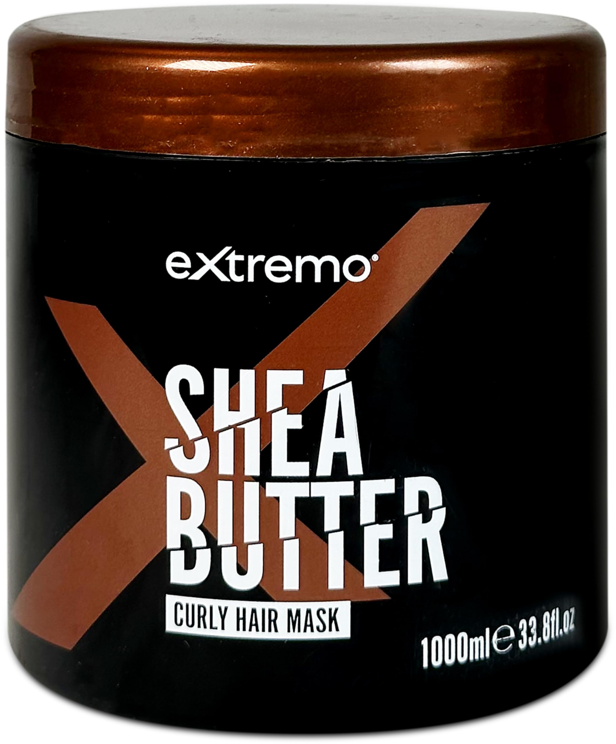Mascarilla Capilar con Manteca de Karité Shea Butter, 1000 ml, 5 Unidades | Hidratación Profunda y Desenredo para Cabello Rizado o Tratado
