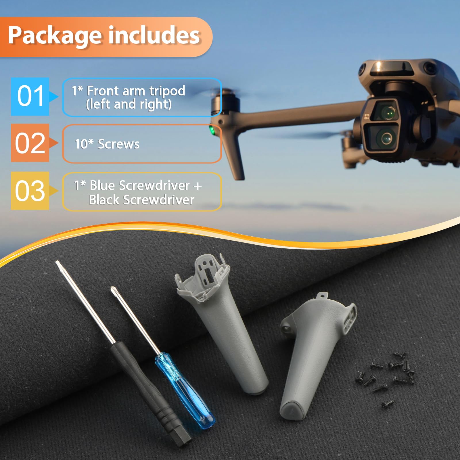DJI Air 3 - Motor Arm hinten links M3 - - Ihr Experte für Dro