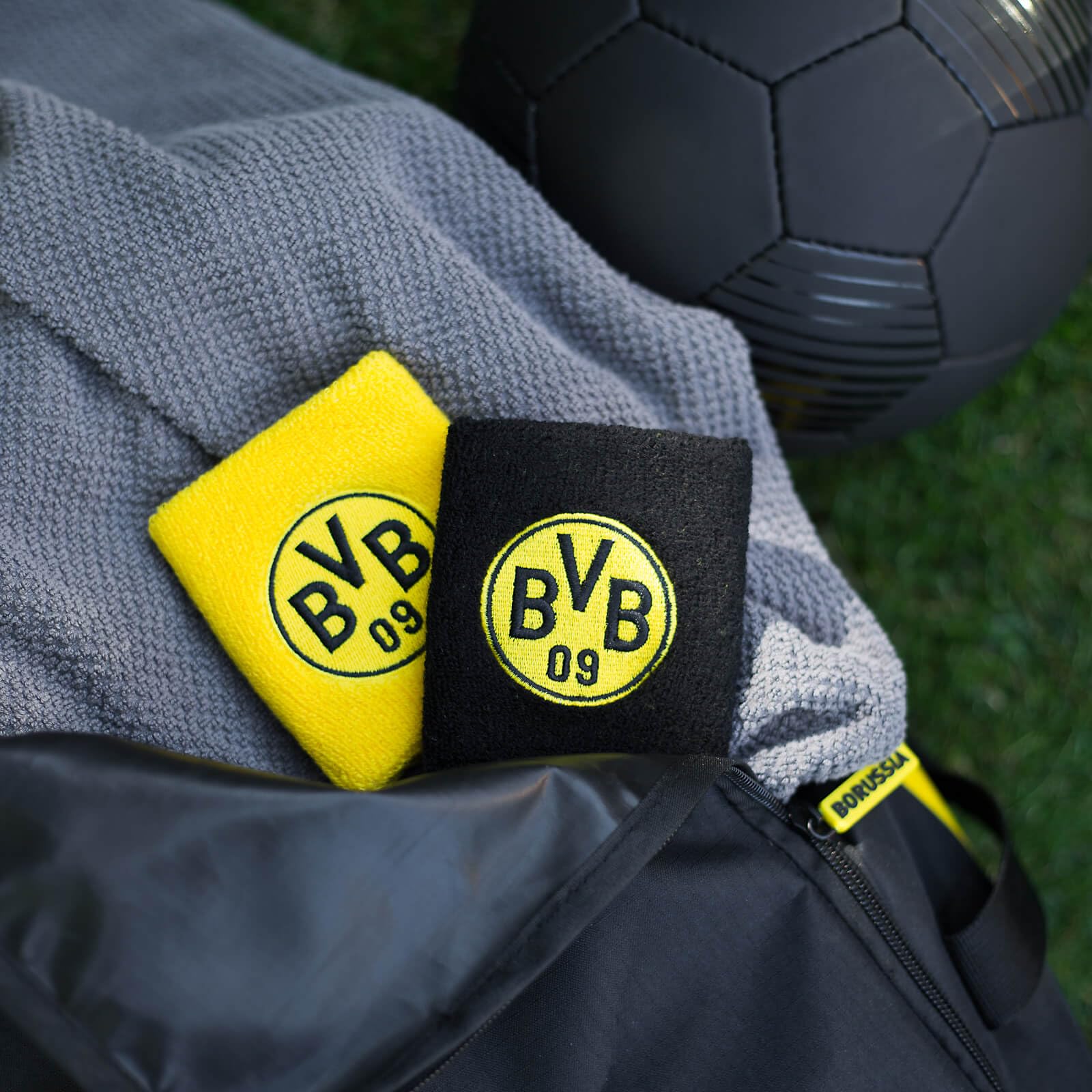Opaska przeciwpotowa BVB (zestaw 2 szt.)