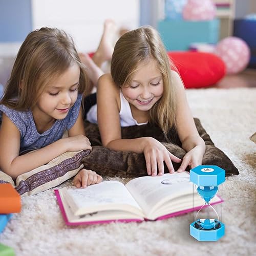 Miniatura 10 de SuLiao Reloj de arena con temporizador de arena para niños, juego de reloj de arena de 1351030 minutos, reloj de arena para niños, reloj de arena de