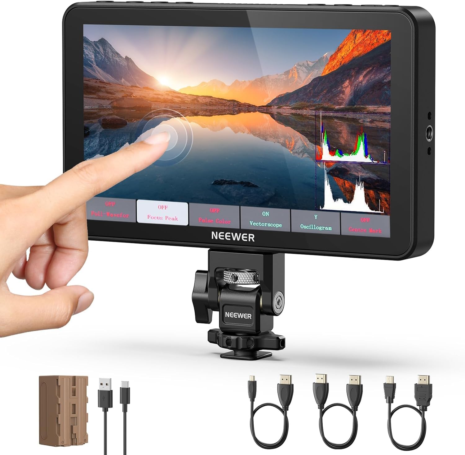 NEEWER F700 7インチ　カメラ用外部モニター 2000nit Amazon.com : NEEWER F700 7