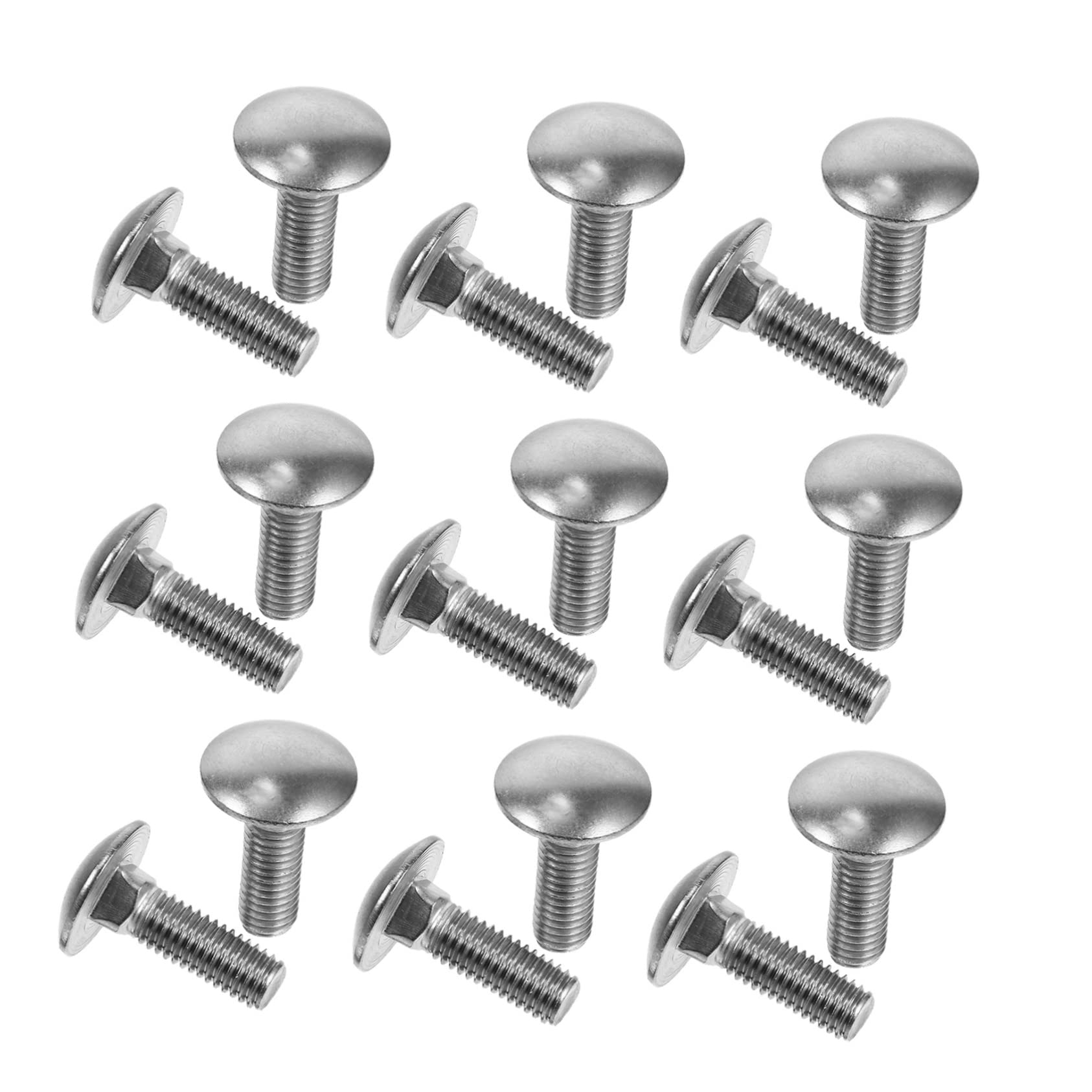 LAPYAPPE Stainless Carriage Bolts Screws M8*25 Square Drive for Shelf Screws Accessories