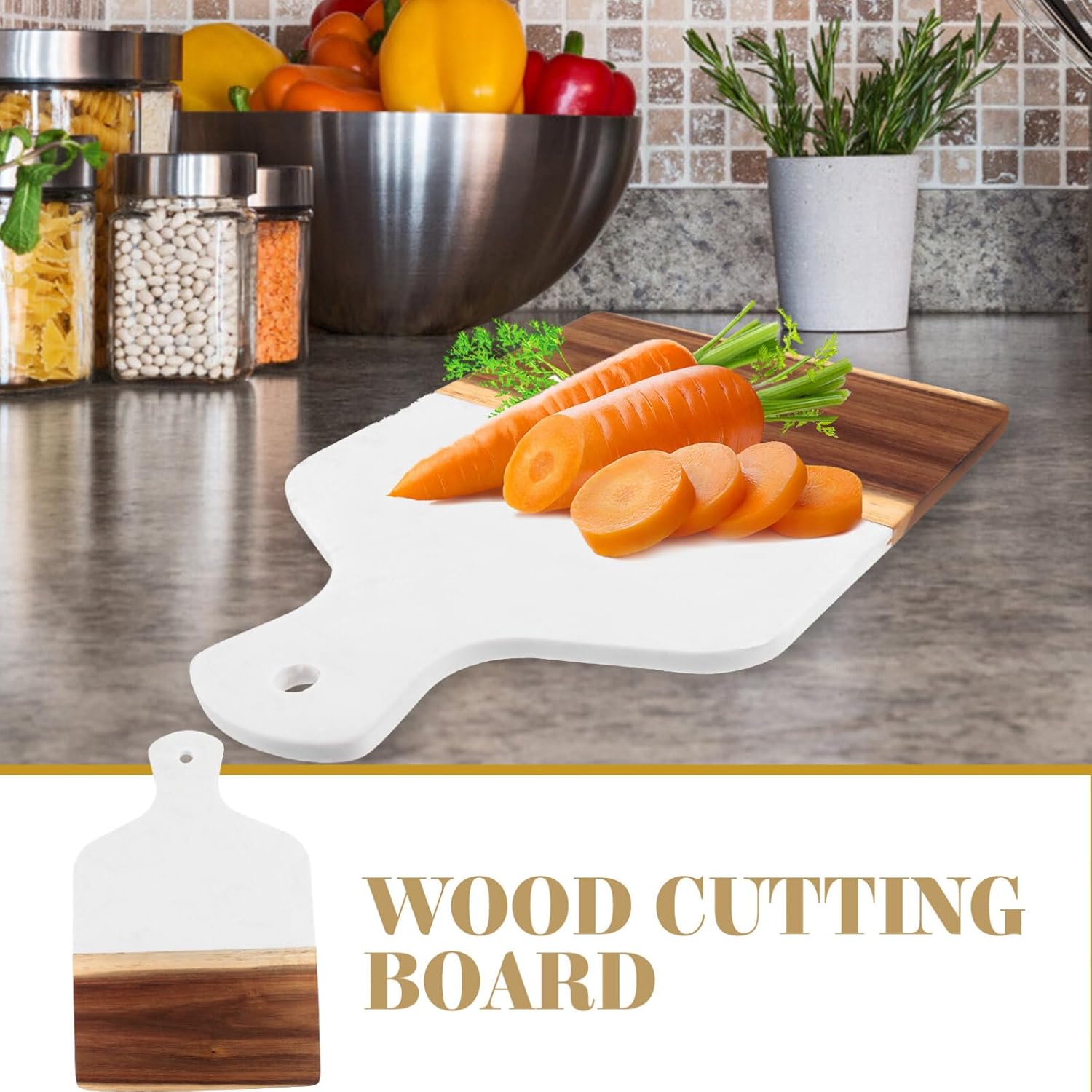 Kichvoe Food-grade Cutting Board and Multi-function Serving Plate for Kitchen Use -crack Design for Fruits Vegetables Cheese and Charcuterie for Picnics and Everyday Cooking