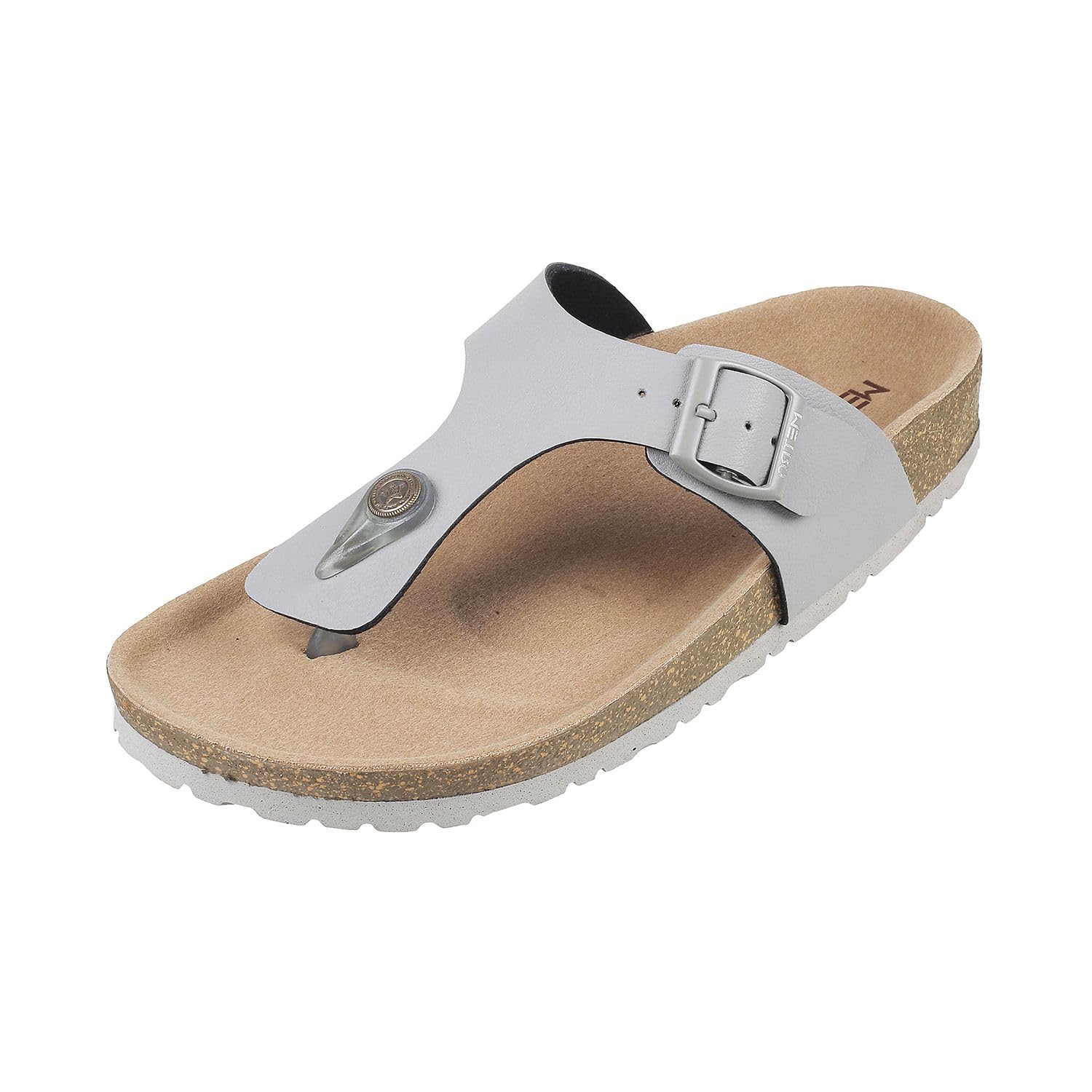 Metro Women Grey Flat Casual/Comfort Chappal UK/6 EU/39 (32-439) (B0CB8YPJSF) Amazon Price History, Amazon Price Tracker