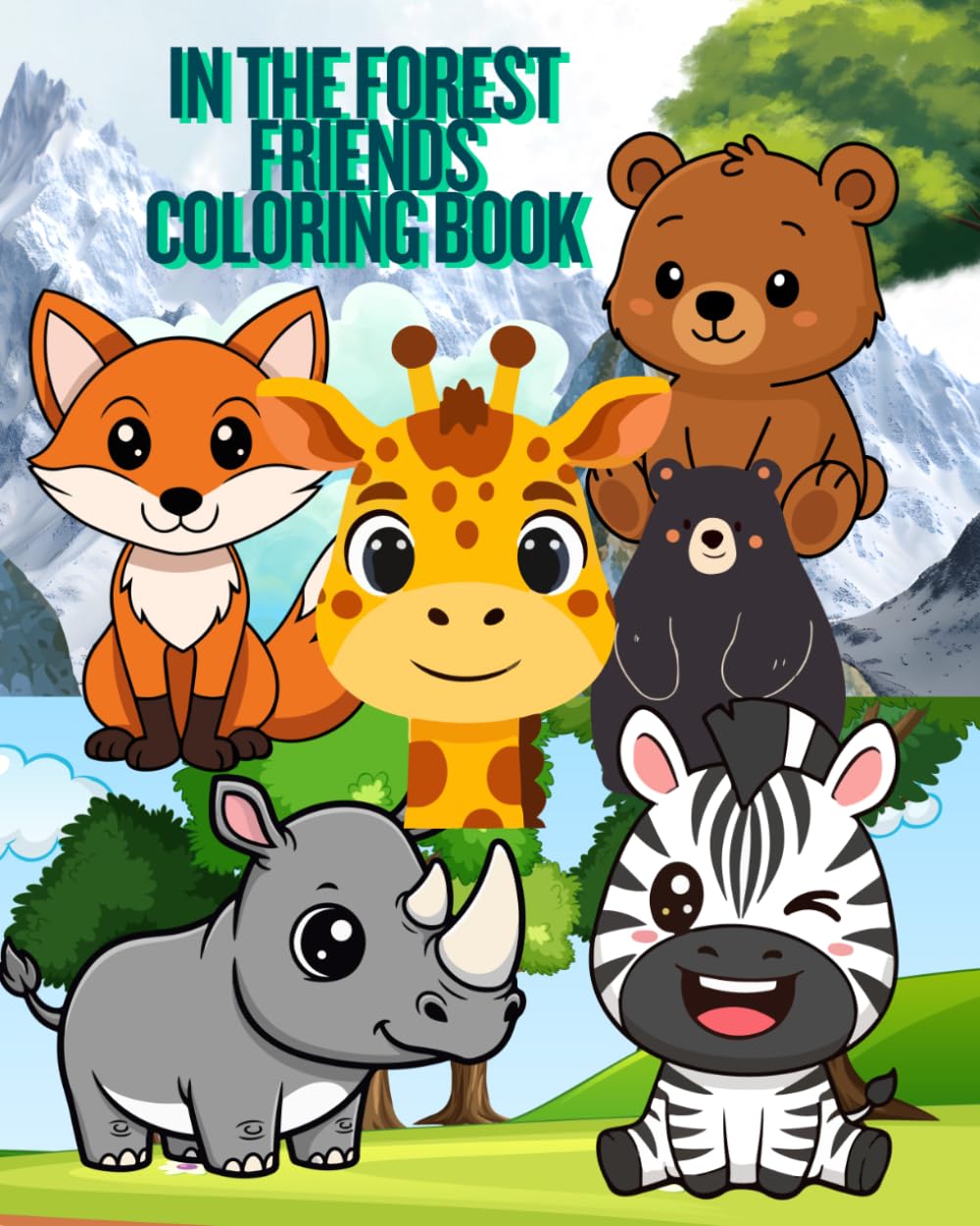 In the Forest Friends Coloring Book