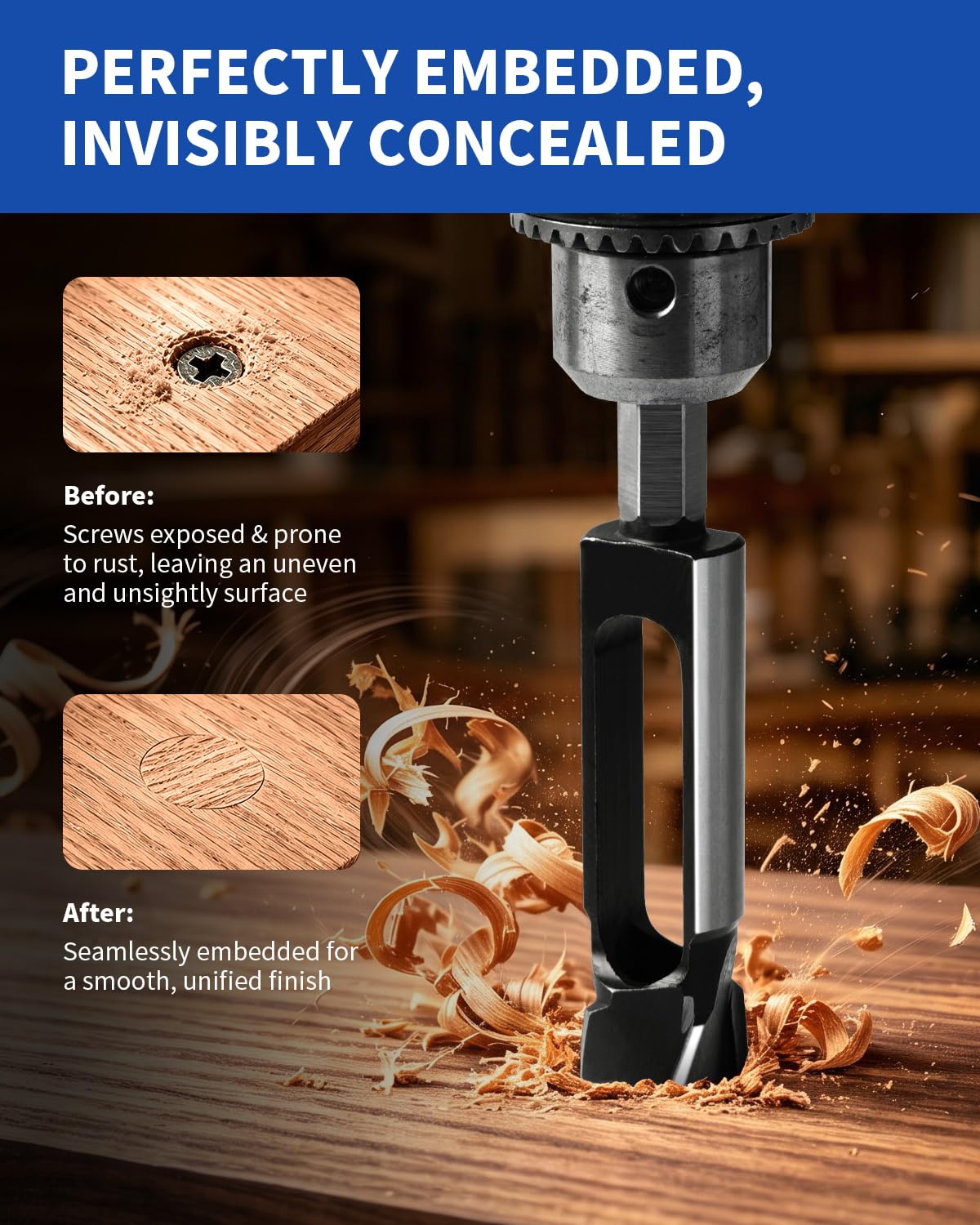 Wood Plug Cutter - Professional Tenon Cutter -5