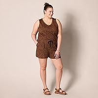 Vista 6 de Tienda Essentials Studio - Enterizo de tela de toalla con vellón para mujer