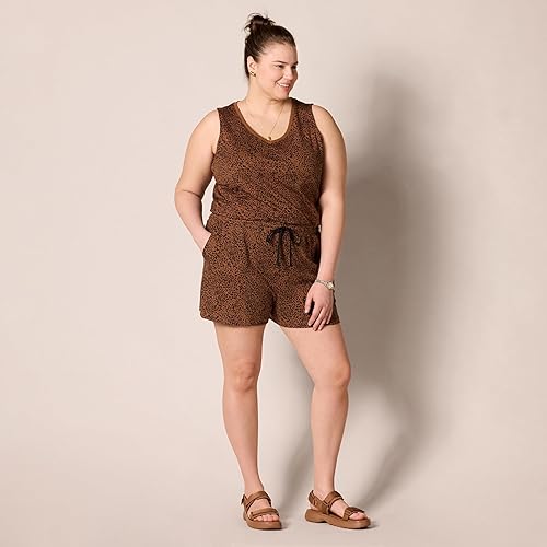 Miniatura 6 de Tienda Essentials Studio - Enterizo de tela de toalla con vellón para mujer