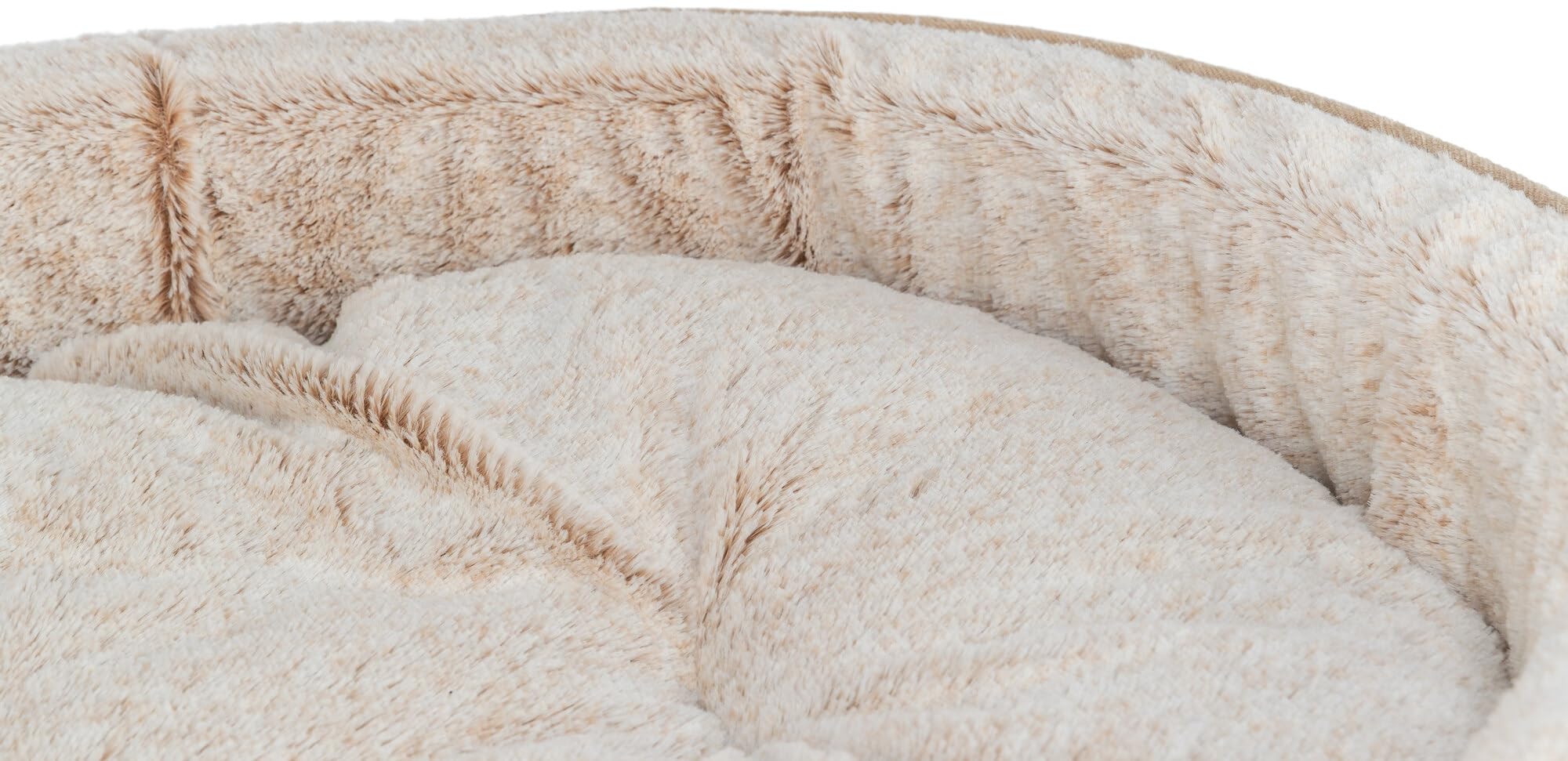 TRIXIE Panier pour Chien Vital Lino Soft – Beige/crème – 83×67 cm