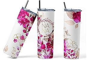 Floral Nana Tumbler: The Perfect Sippy Cup for Beloved Grandmothers