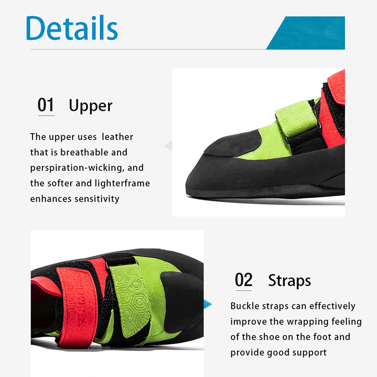 Pies de Gato de Entrenamiento Profesional para Adolescentes,Zapatillas Escalada Adultos ,fácil de Ponerse y quitarse,,Antideslizantes,Pisar PrecisióN Los Puntos,entrenamiento interior y exterior