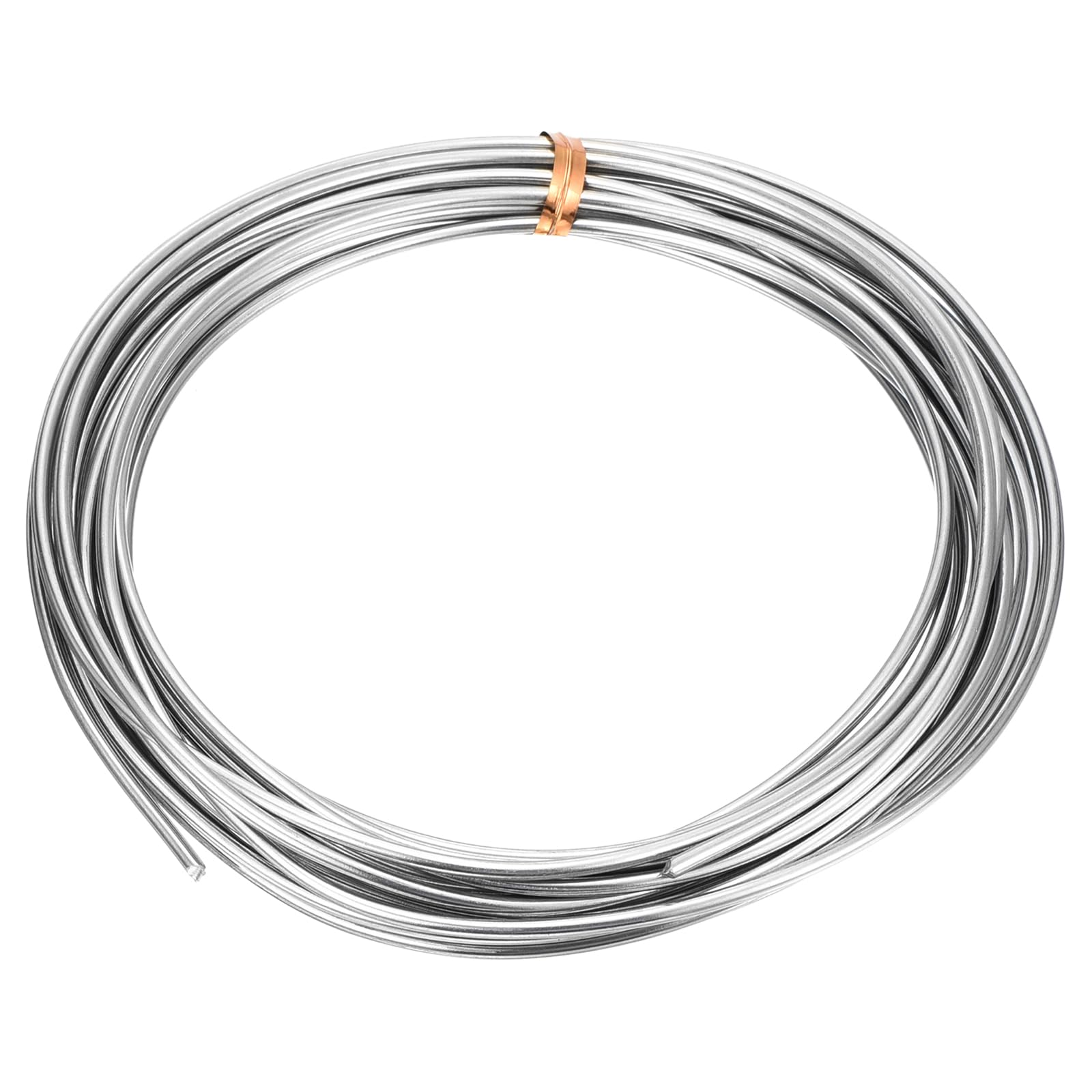 sourcing map 1 tige en zinc, 99,995 % de haute pureté, barre en zinc massif de 2 mm de diamètre, 5 000 mm de long, tige anode en zinc, bonne conductivité pour les expériences scientifiques, la