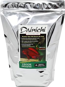 Dainichi Cichlid Food - Veggie Deluxe 5.5 Lbs, Small 3 mm Sinking Pellet