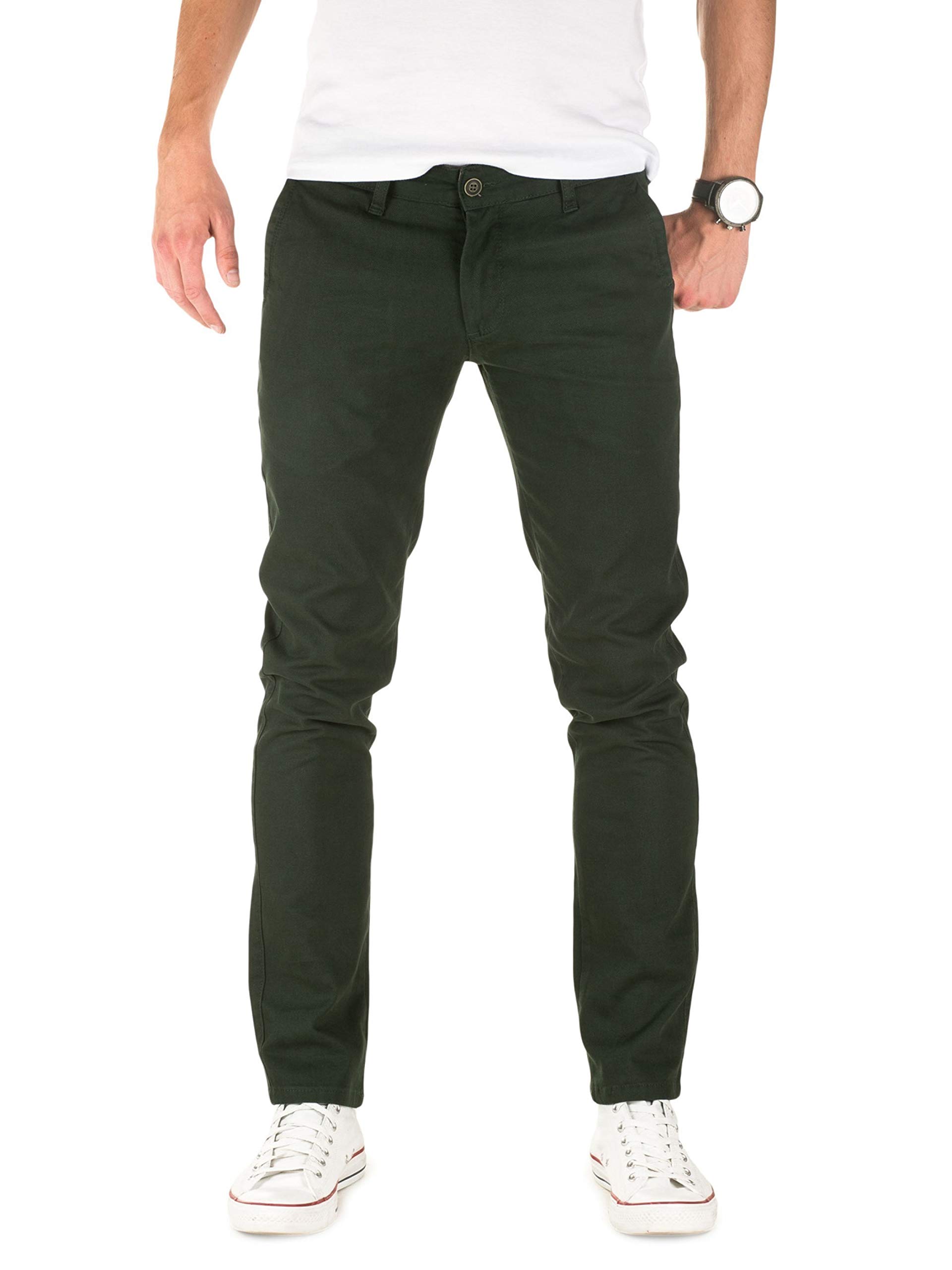 PITTMAN Herren Chino Hose Type - Slim Fit Chinohose für Männer