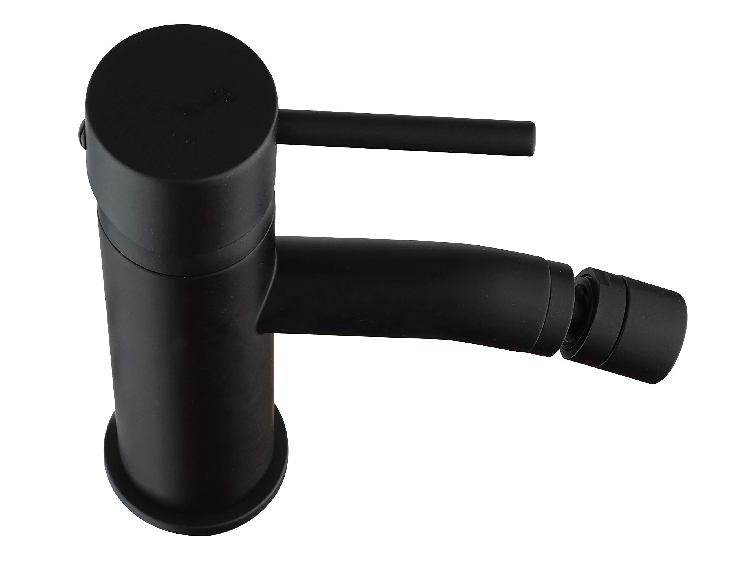 Paini - Diana Rubinetto Miscelatore Bagno Monocomando per Bidet in Ottone, Finiture Nere e Opache, Design accattivante, Interamente Prodotto e Lavorato in Italia