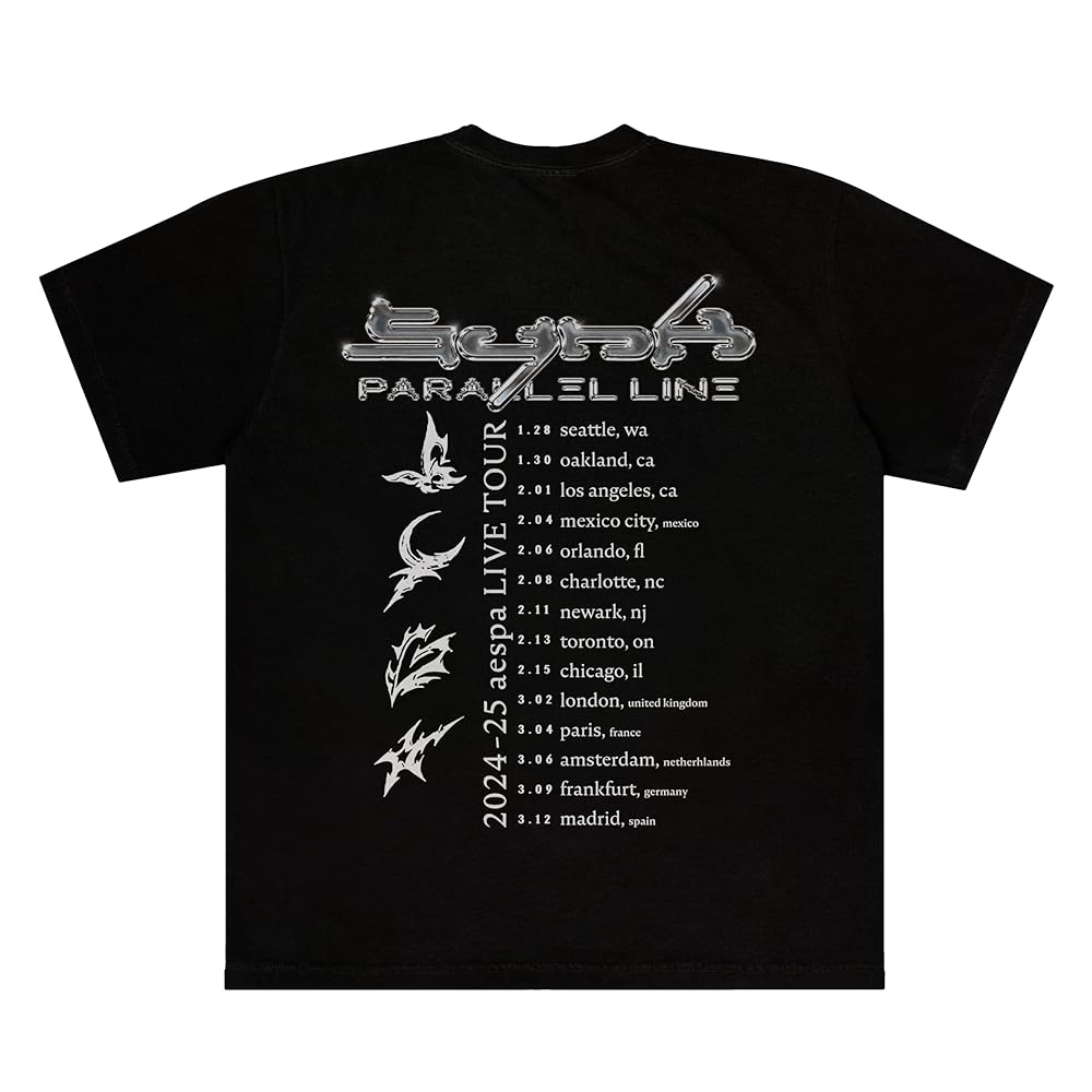 aespa LIVE TOUR-SYNK tシャツ 日本非売品 海外限定 ライブ 日本非売品 aespa LIVE TOUR-SYNK tシャツ 海外限定 ライブ