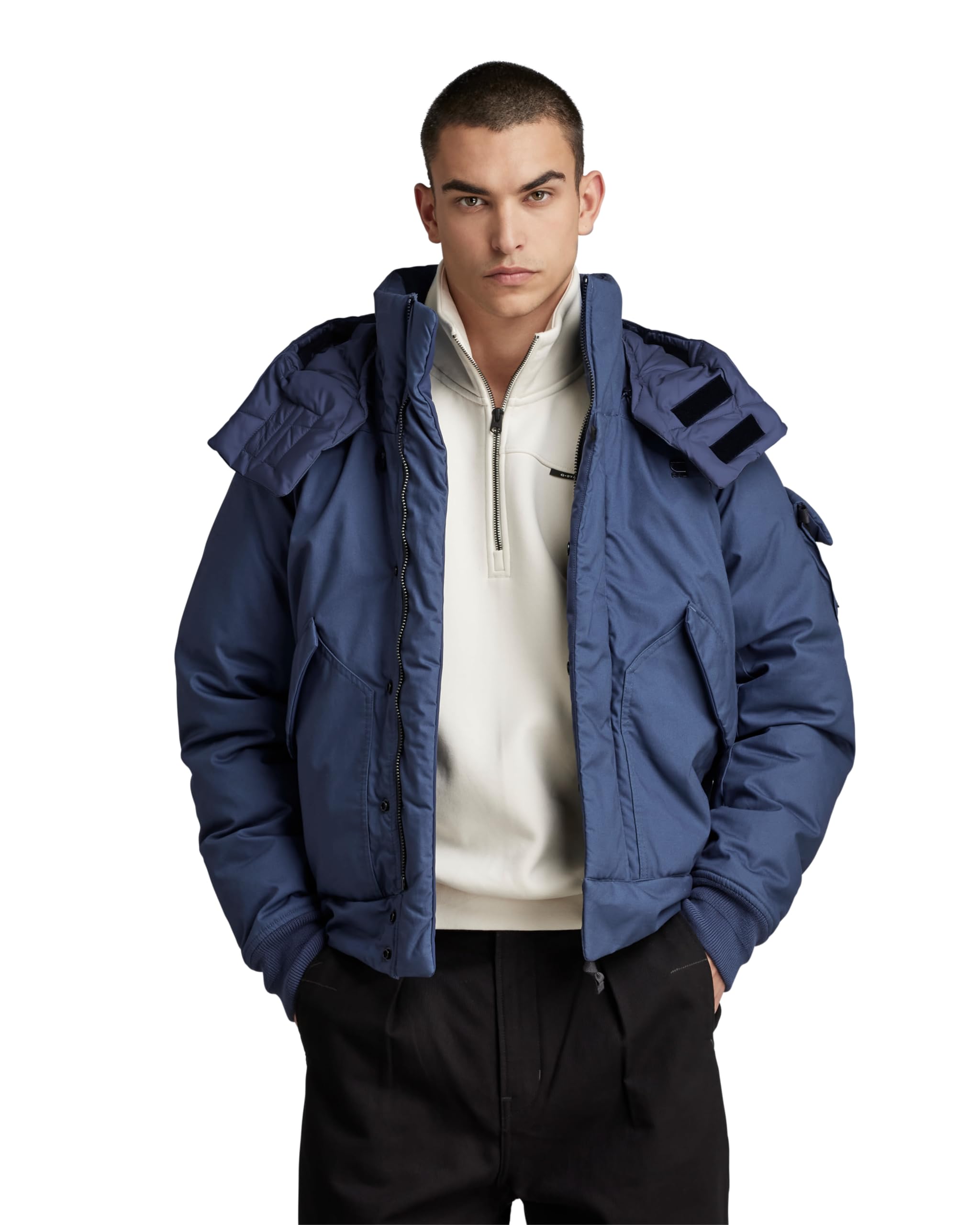 G-Star Men's Flight bomber puffer, Blue (rank blue D23644-D389-868), M