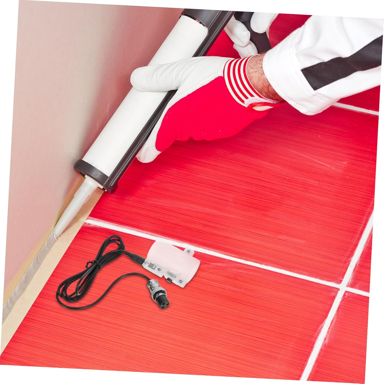Plastic Hand Switch 3-core Momentary Trigger for Glue Dispenser | Wear-resistant Manual Control Accessory, Non-slip Grip, 125.00x4.50x3.00cm Size for Commercial Industrial Use