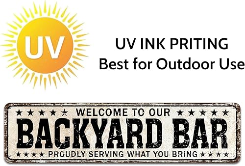 Miniatura 4 de Letreros divertidos y decoración para el patio trasero, decoración de piscina al aire libre, letrero de cerveza para bar, letrero de bienvenida a