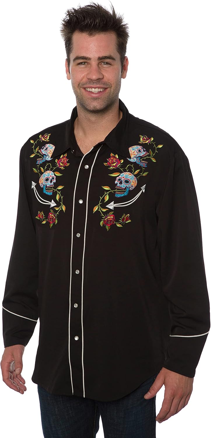 Benny's Day of The Dead Western Shirt