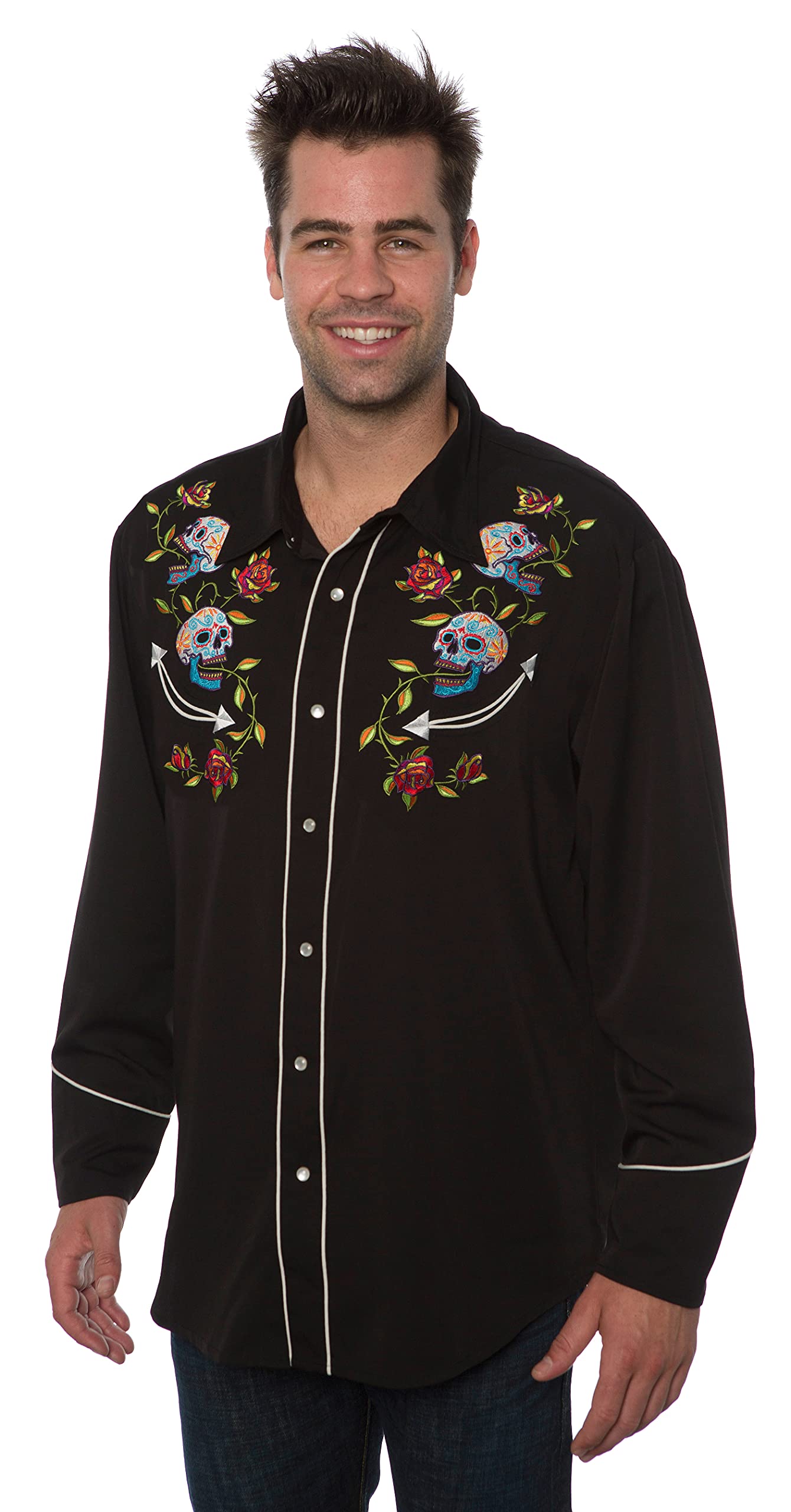Benny's Day of The Dead Western Shirt