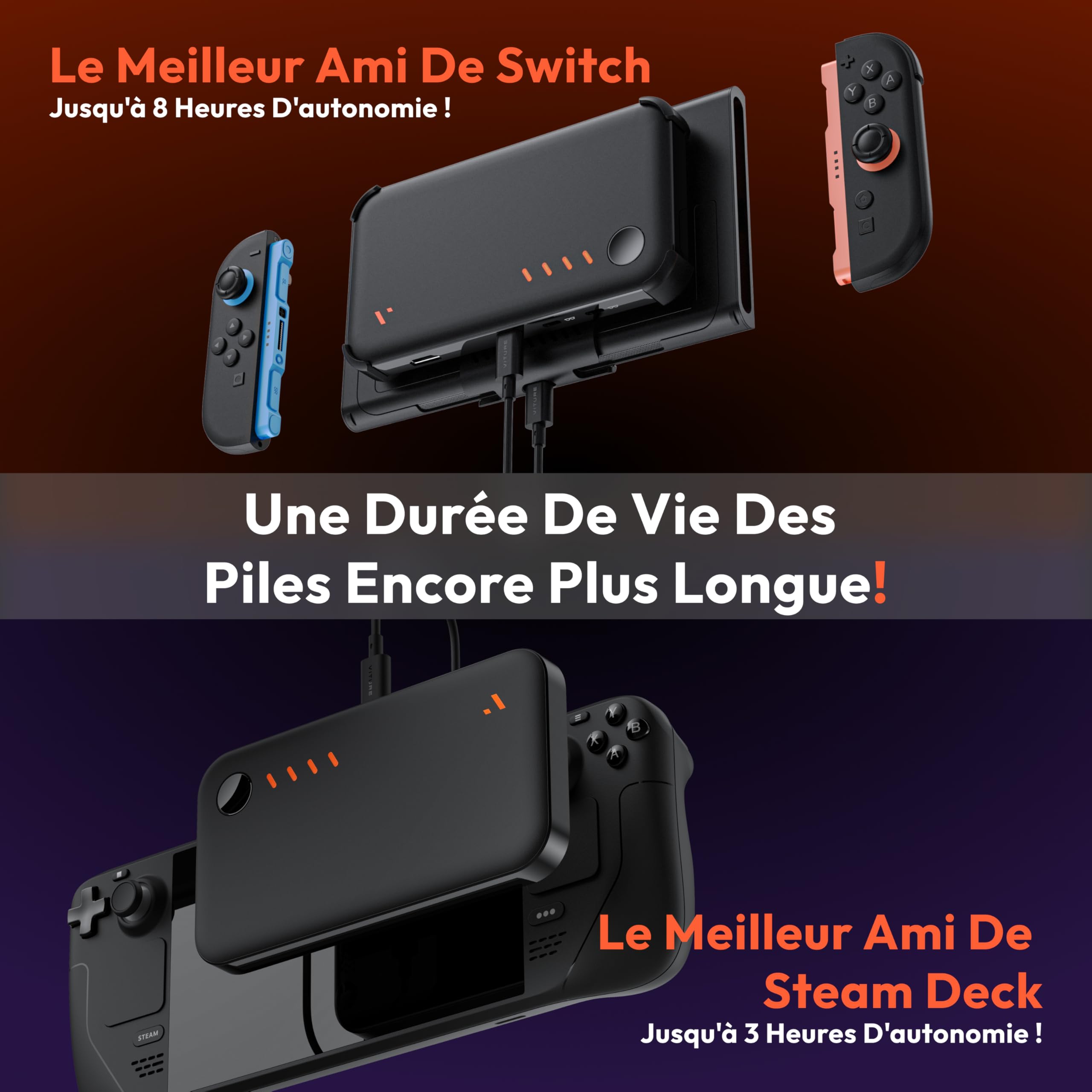 VITURE Pro Mobile Dock, Première expérience XR immersive pour la Switch 2, Streaming&Jeu en coopération, Compatible avec PS, Contenus 2D/3D, Fire TV, Appareils HDMI, pour écran USB-C&Lunettes XR/AR
