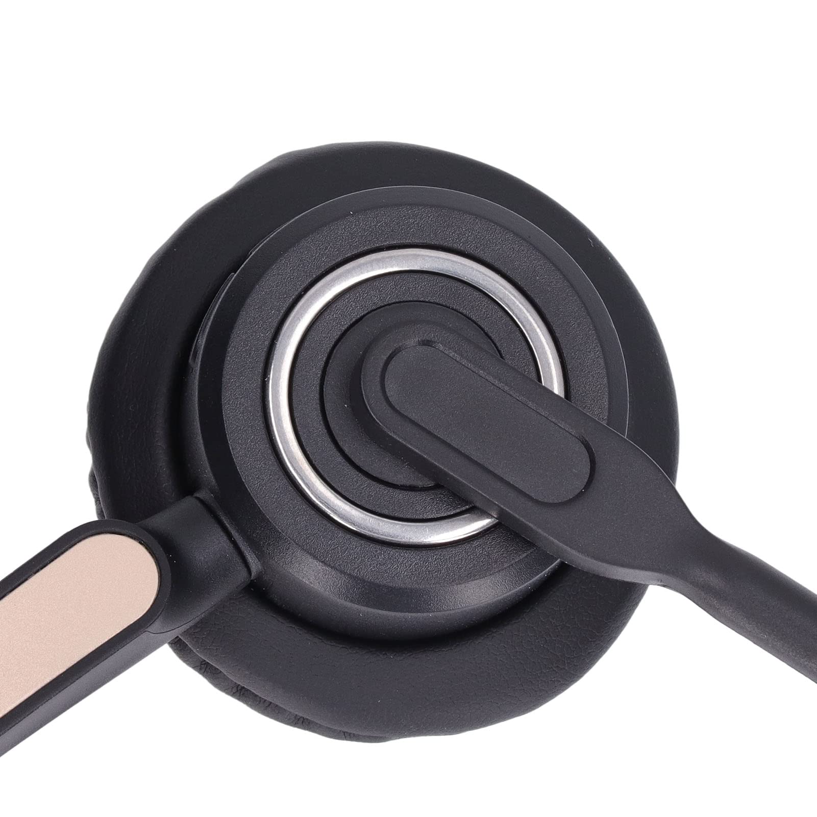 Zestaw Słuchawkowy Bluetooth z Mikrofonem, Bezprzewodowy Zestaw Słuchawkowy z Redukcją Szumów na Jedno Ucho Regulowany Zestaw Słuchawkowy do Telefonu Komórkowego do Komputerowych Centrów Telefonicznyc